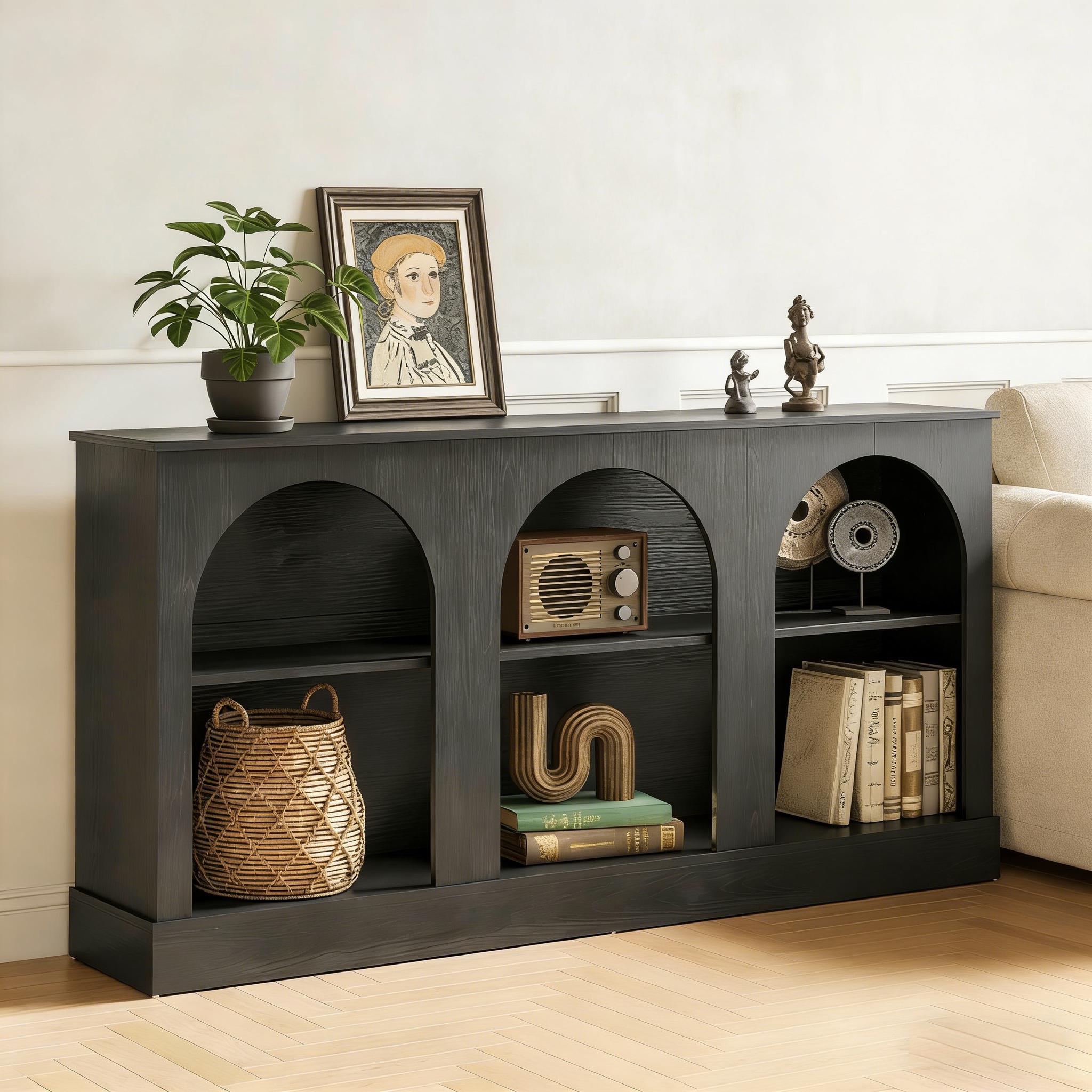Triple Arch Console Table