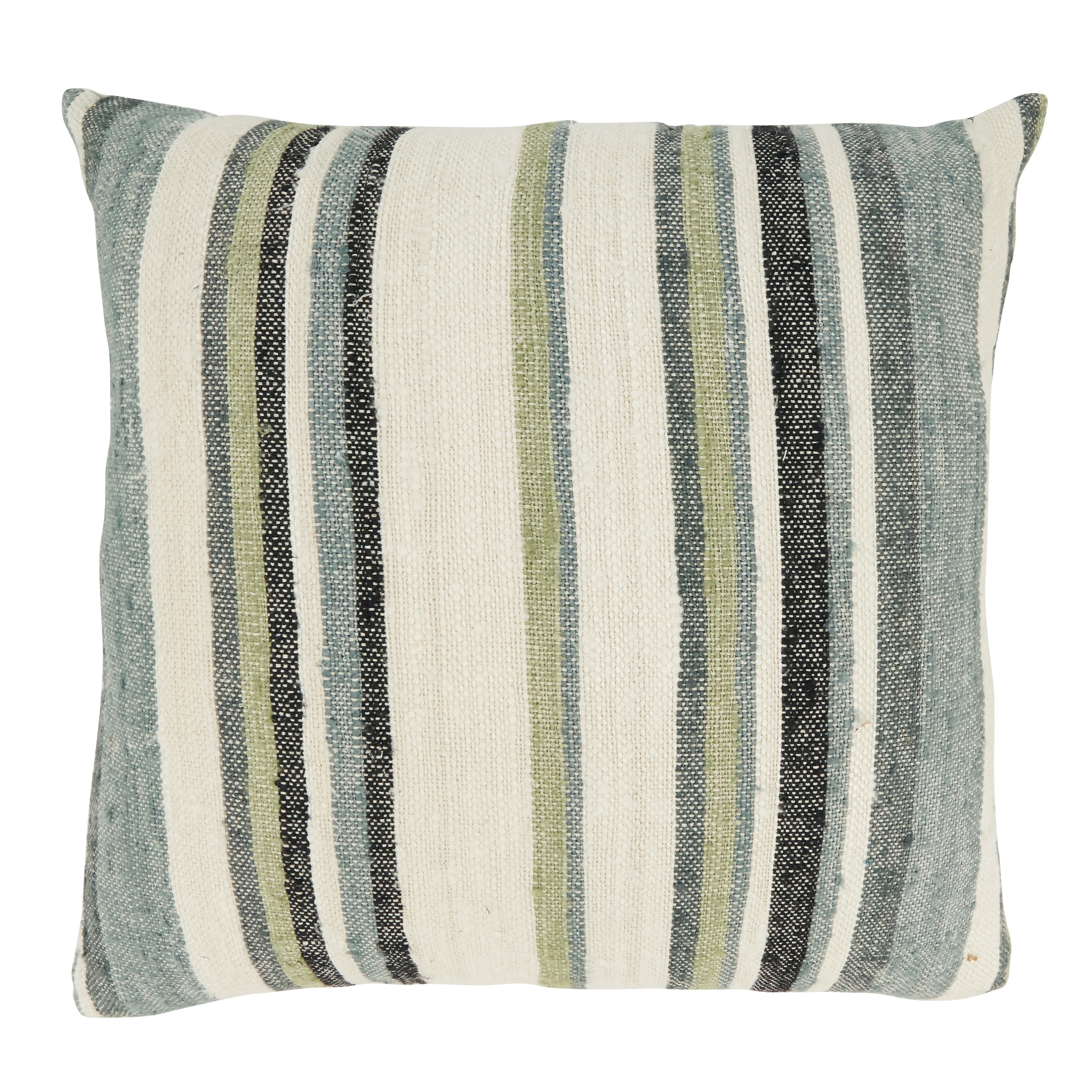 Striped Serenity Poly Filled Throw Pillow