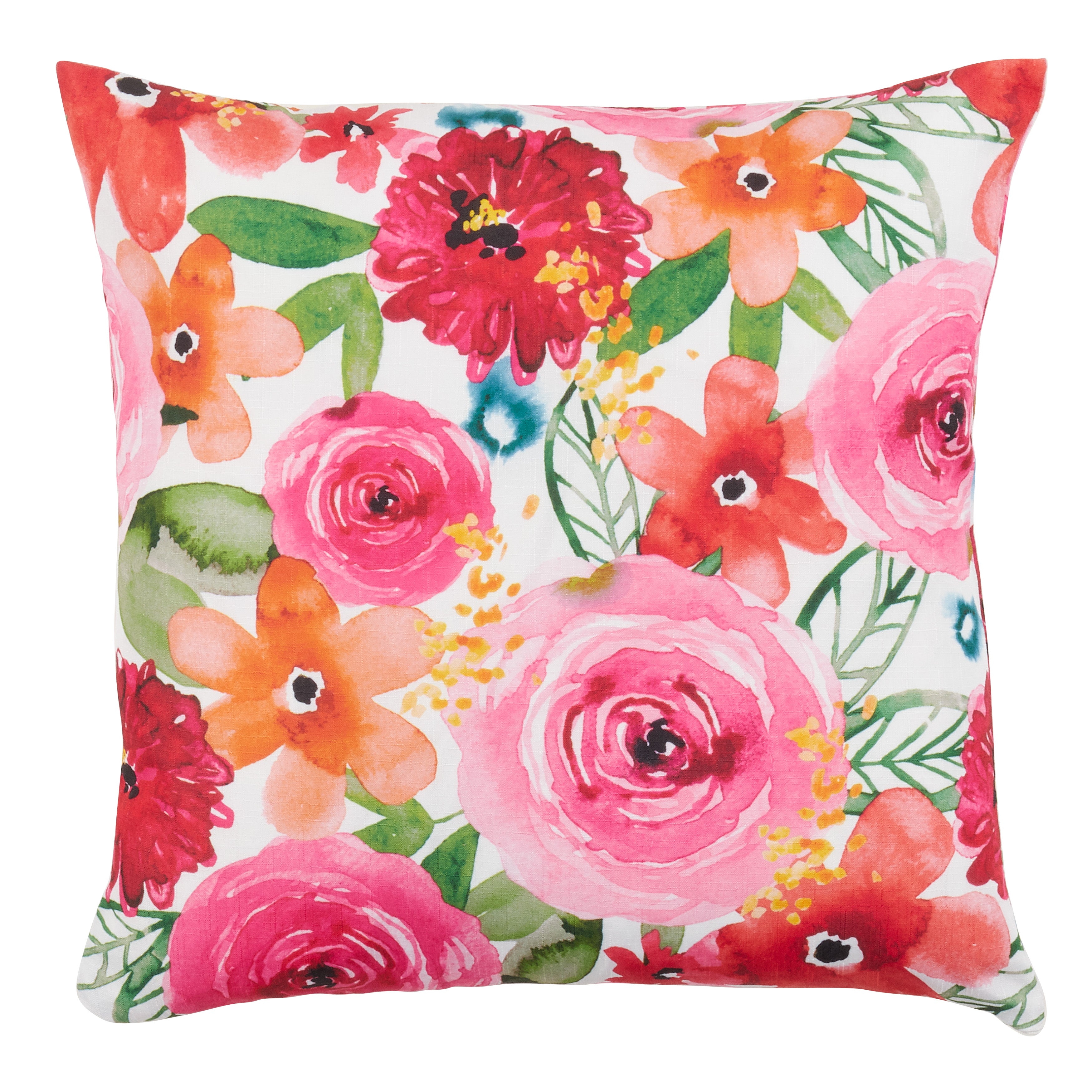 Santa Monica Floral Throw Pillow