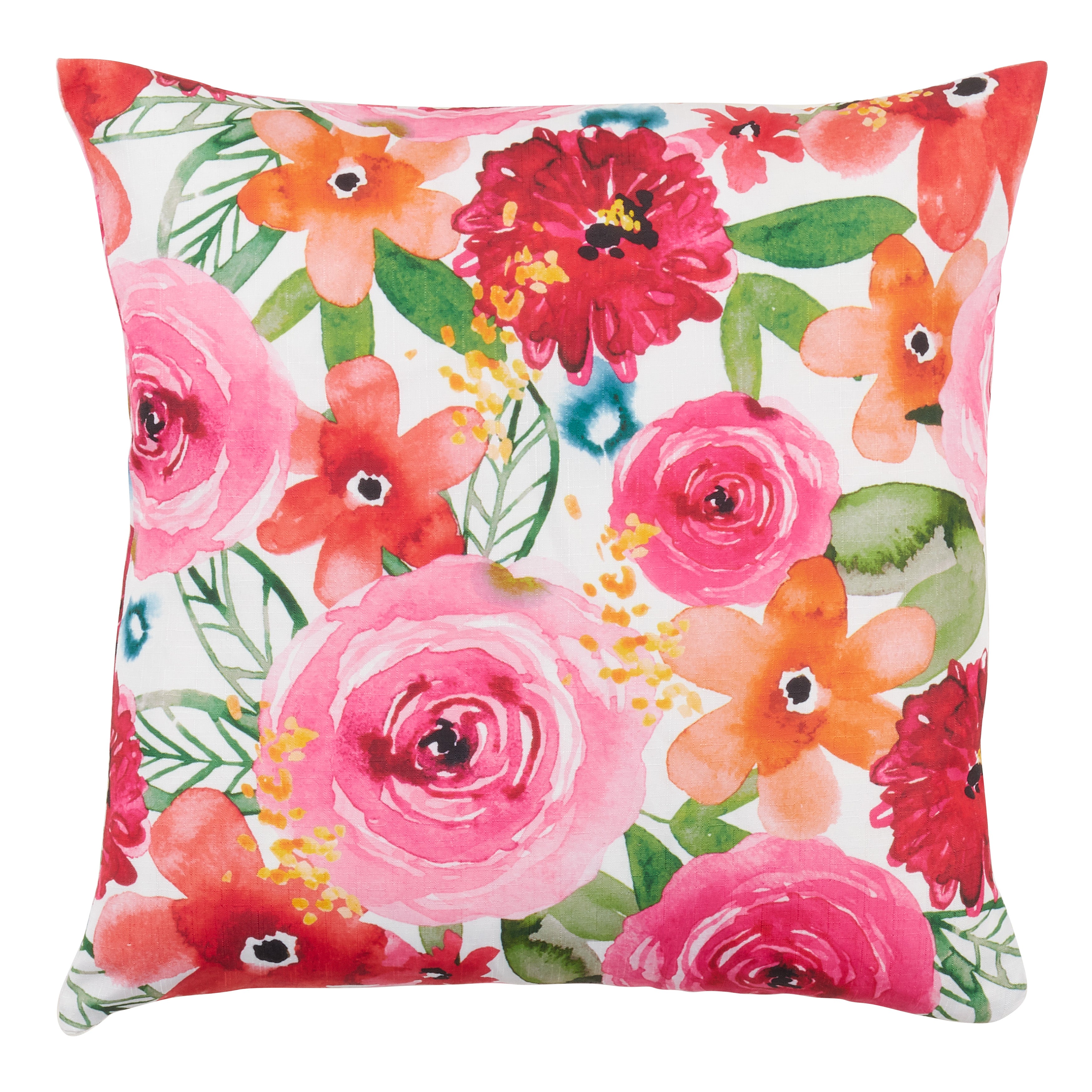 Santa Monica Floral Throw Pillow