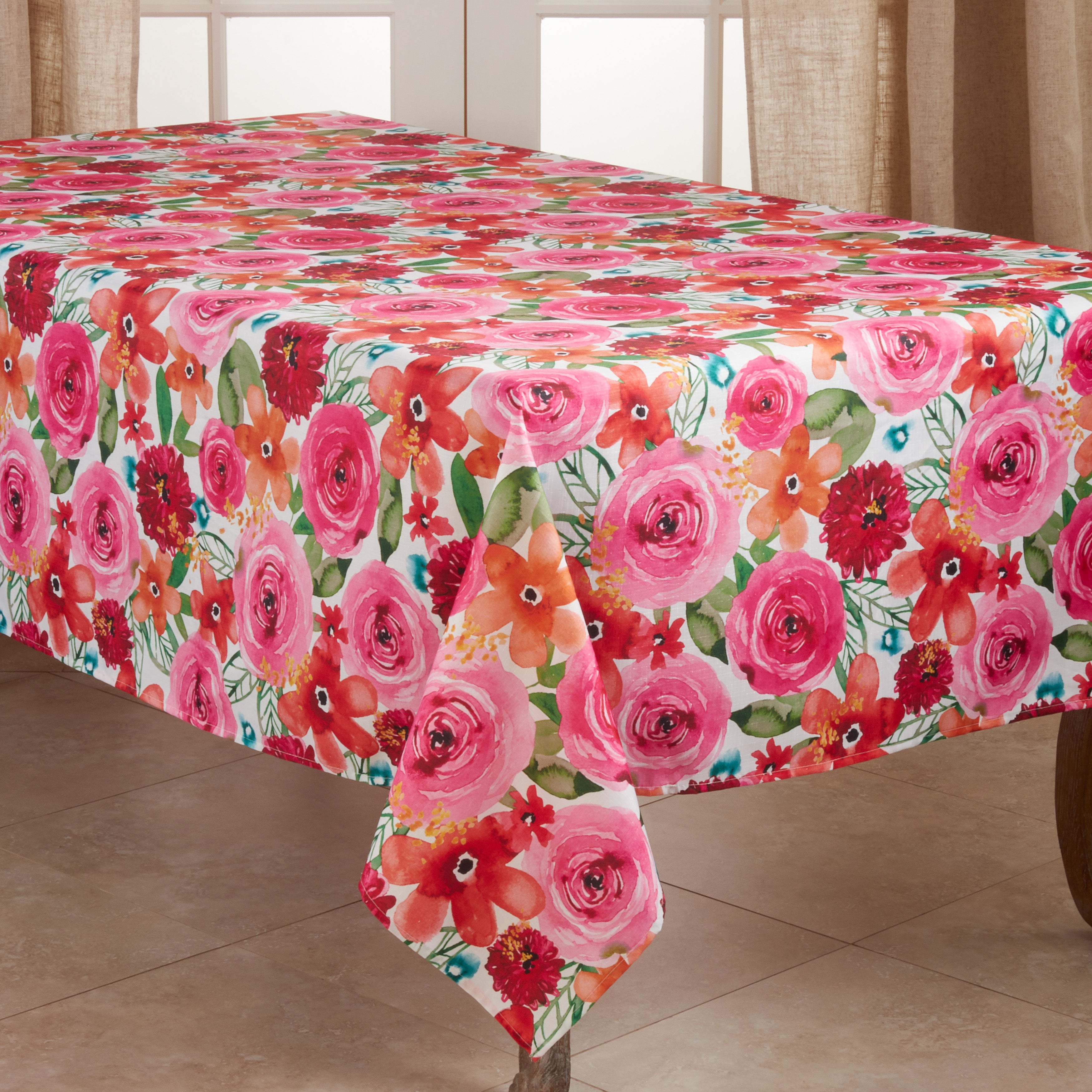 Santa Monica Floral Tablecloth