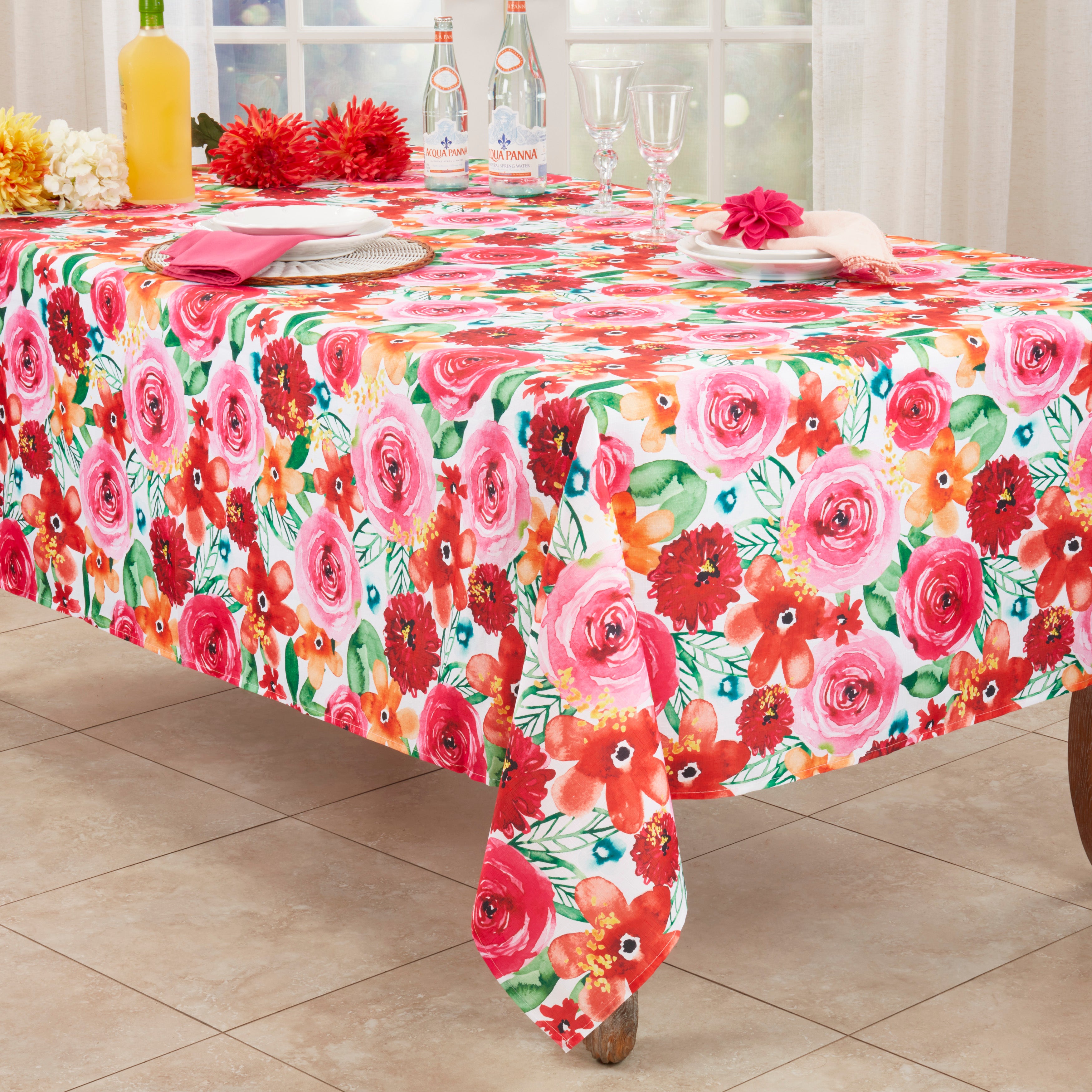 Santa Monica Floral Tablecloth