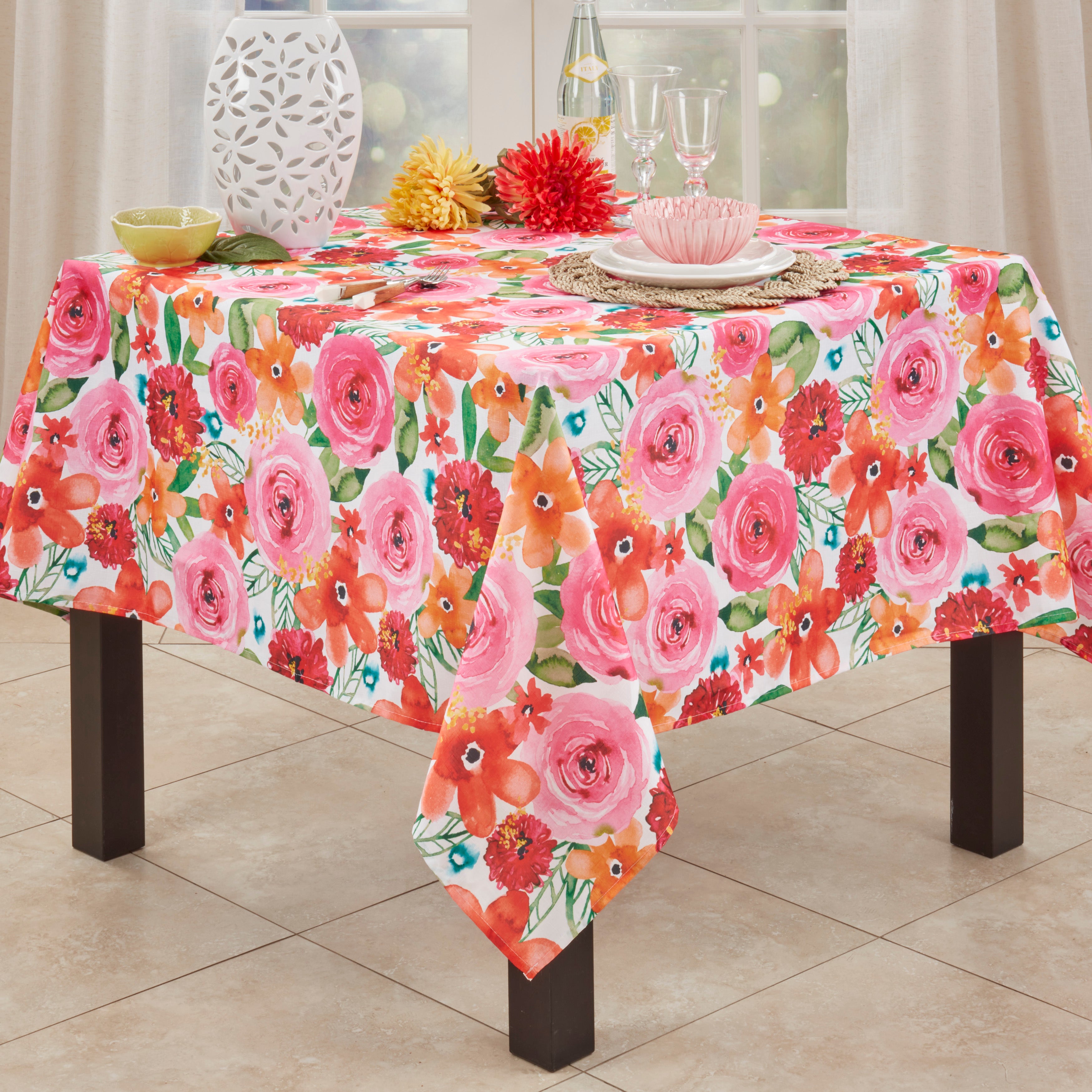 Santa Monica Floral Tablecloth