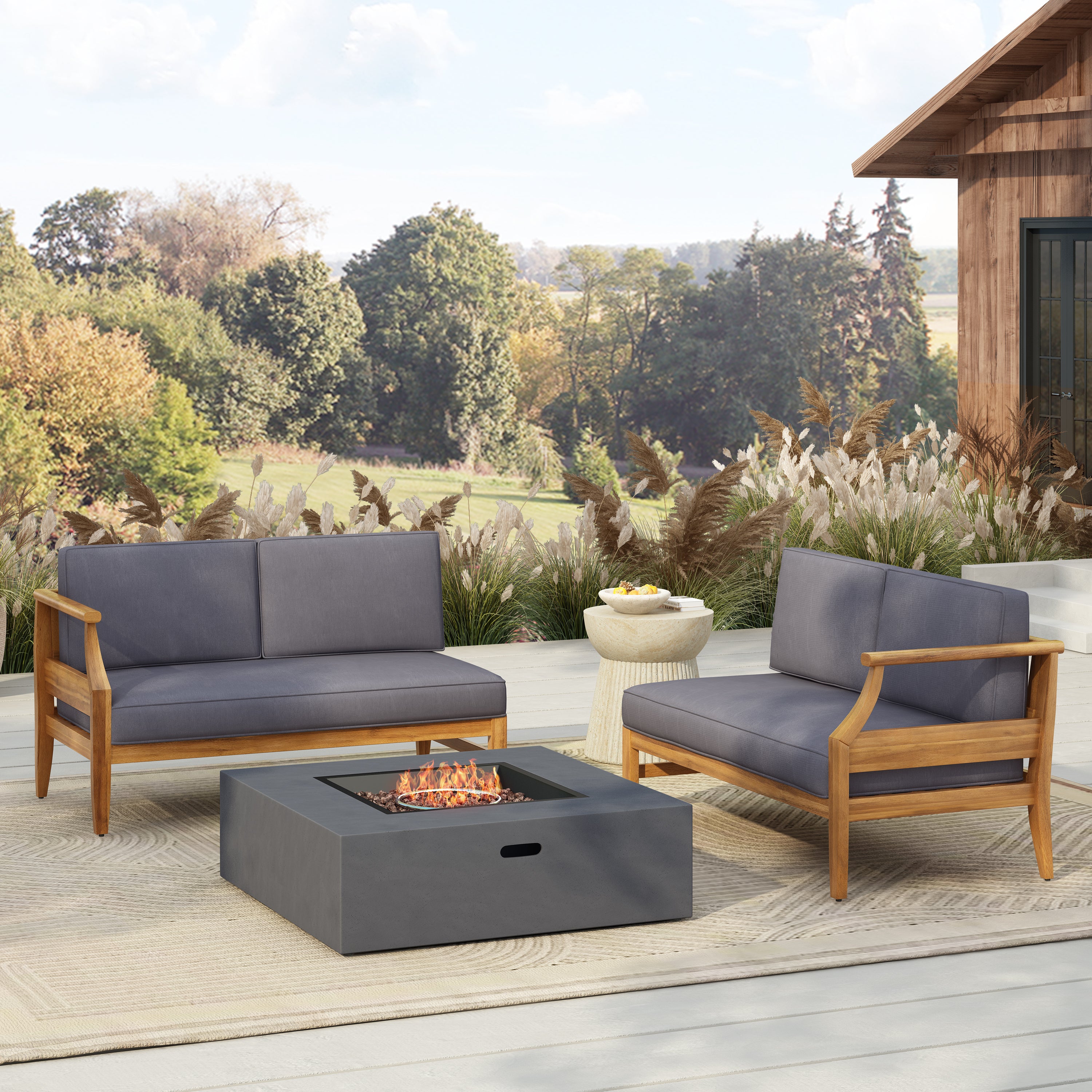 Aston Outdoor Loveseat Set