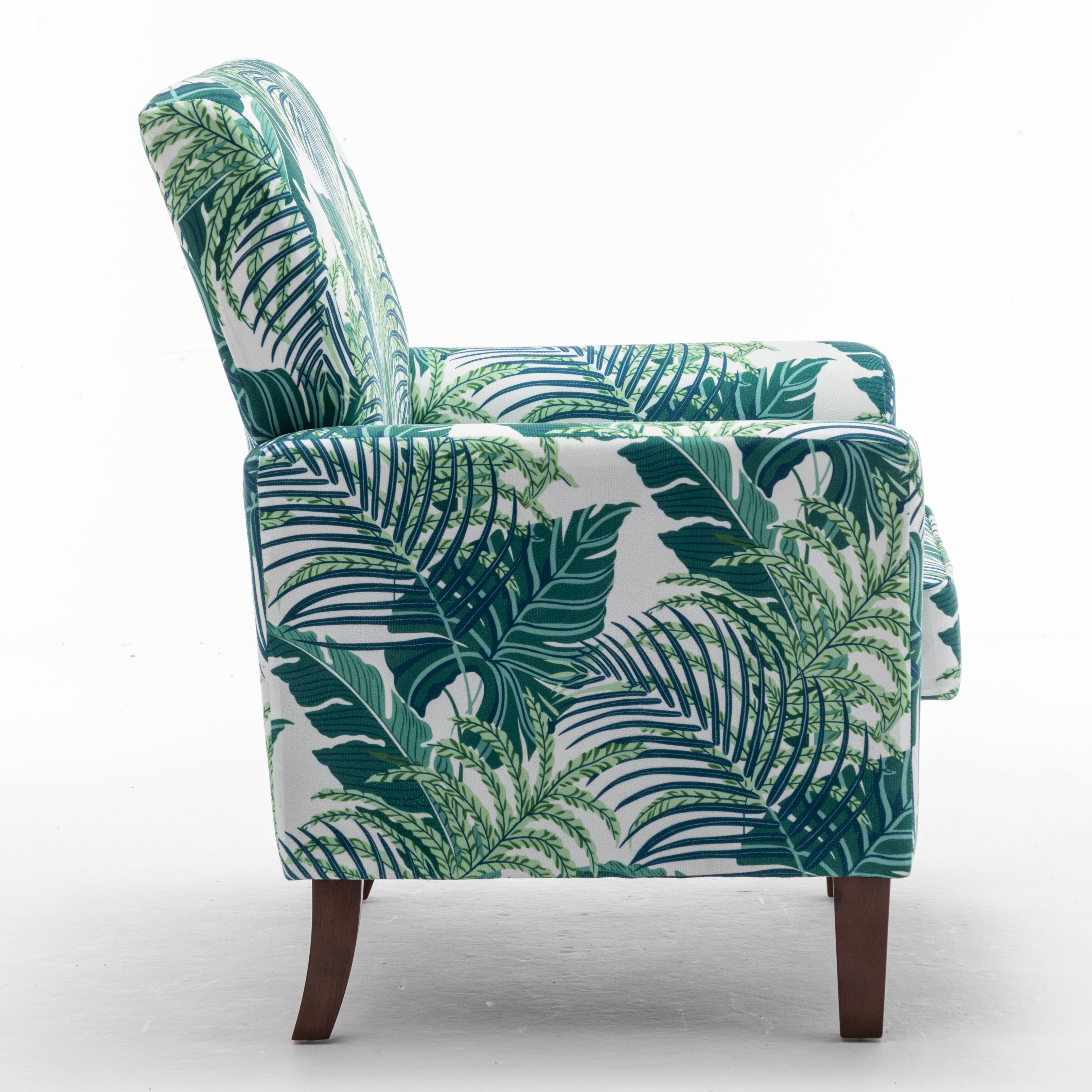Palm Patterned Armchair