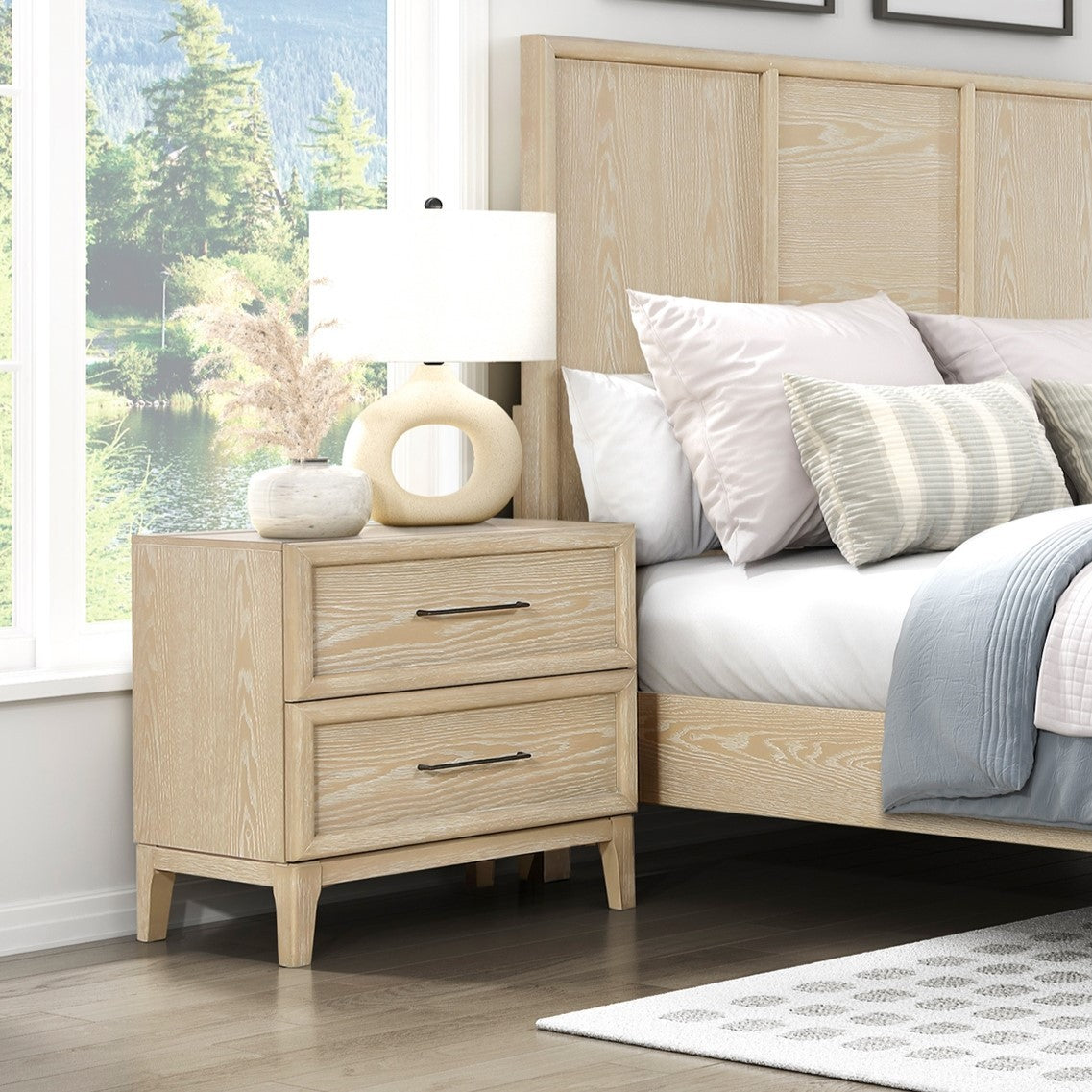 Eloise 2-Drawer Nightstand