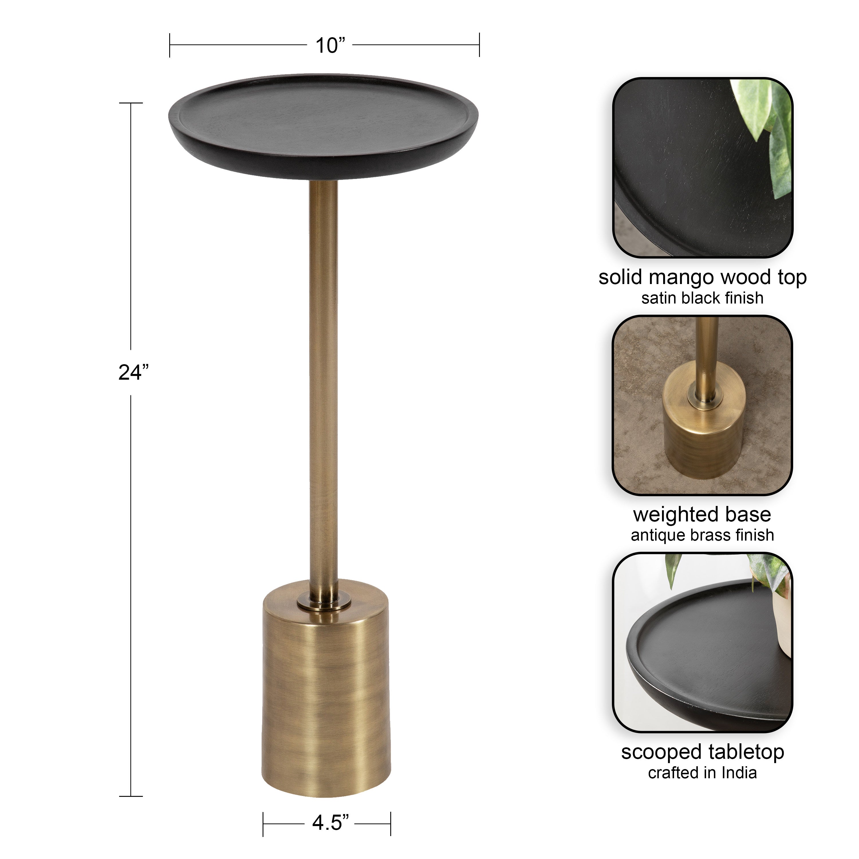 Xyler Wood and Metal Table