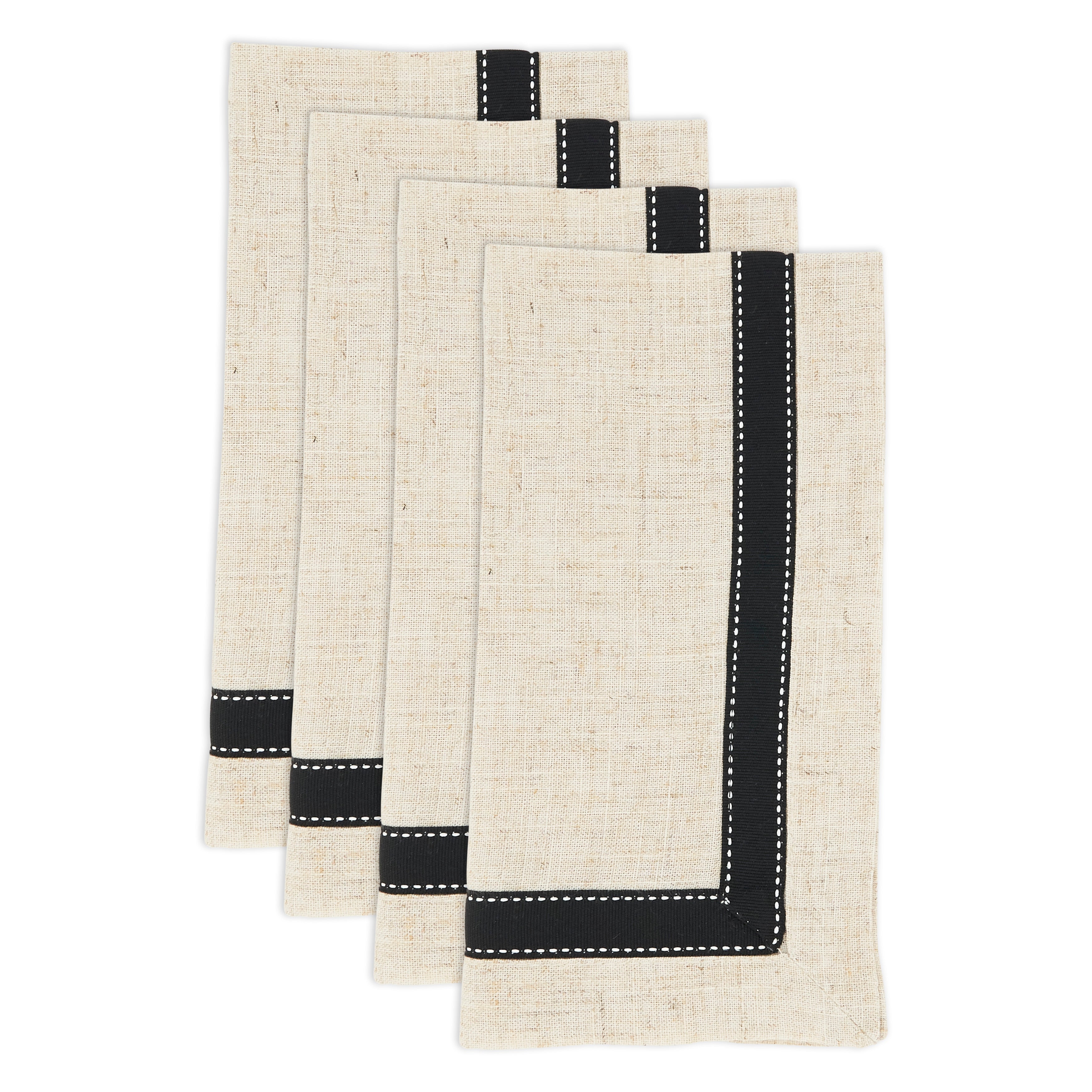 Grosgrain Accent Napkin, Set of 4