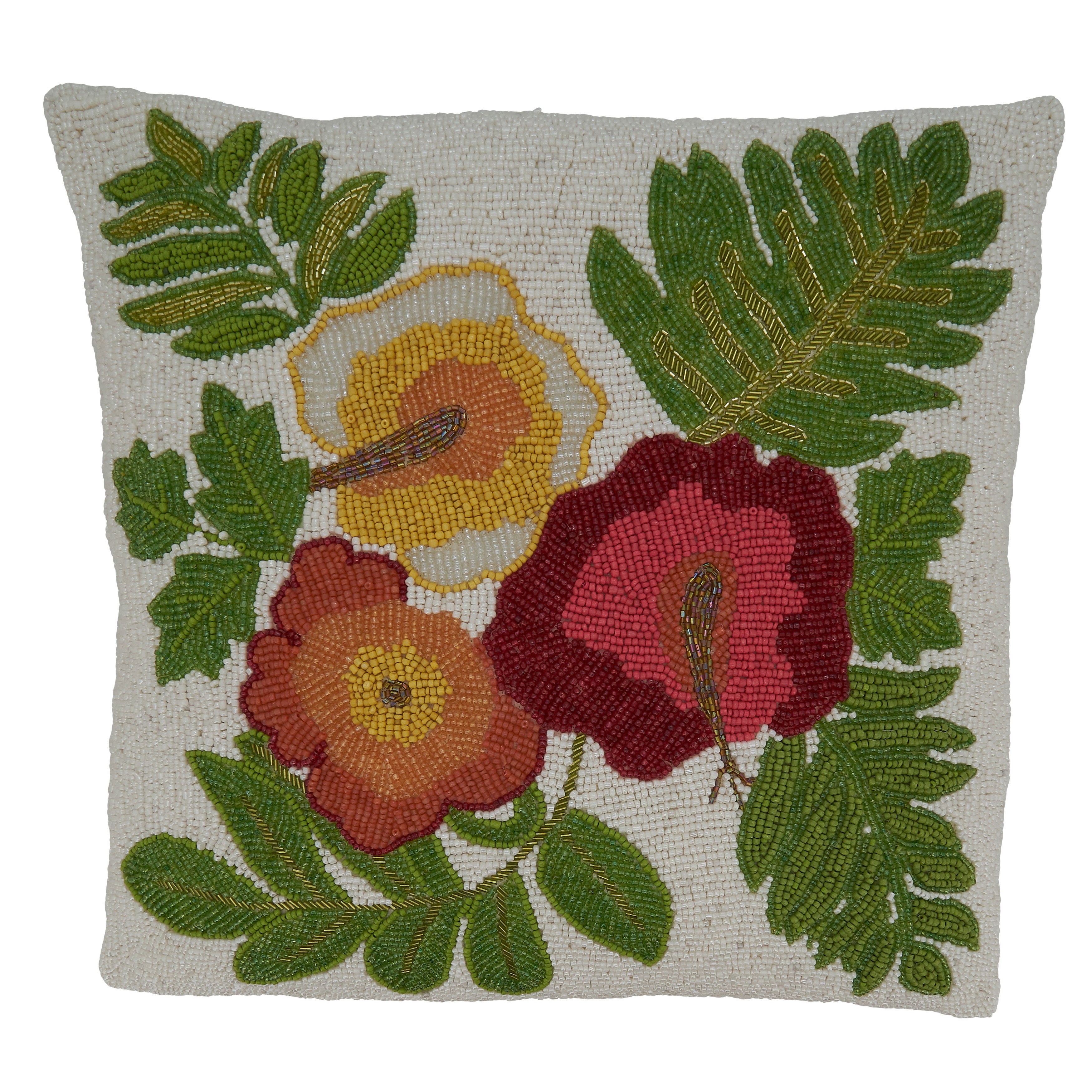 Pier 1 Hibiscus Throw Pillow - Thumbnail 3