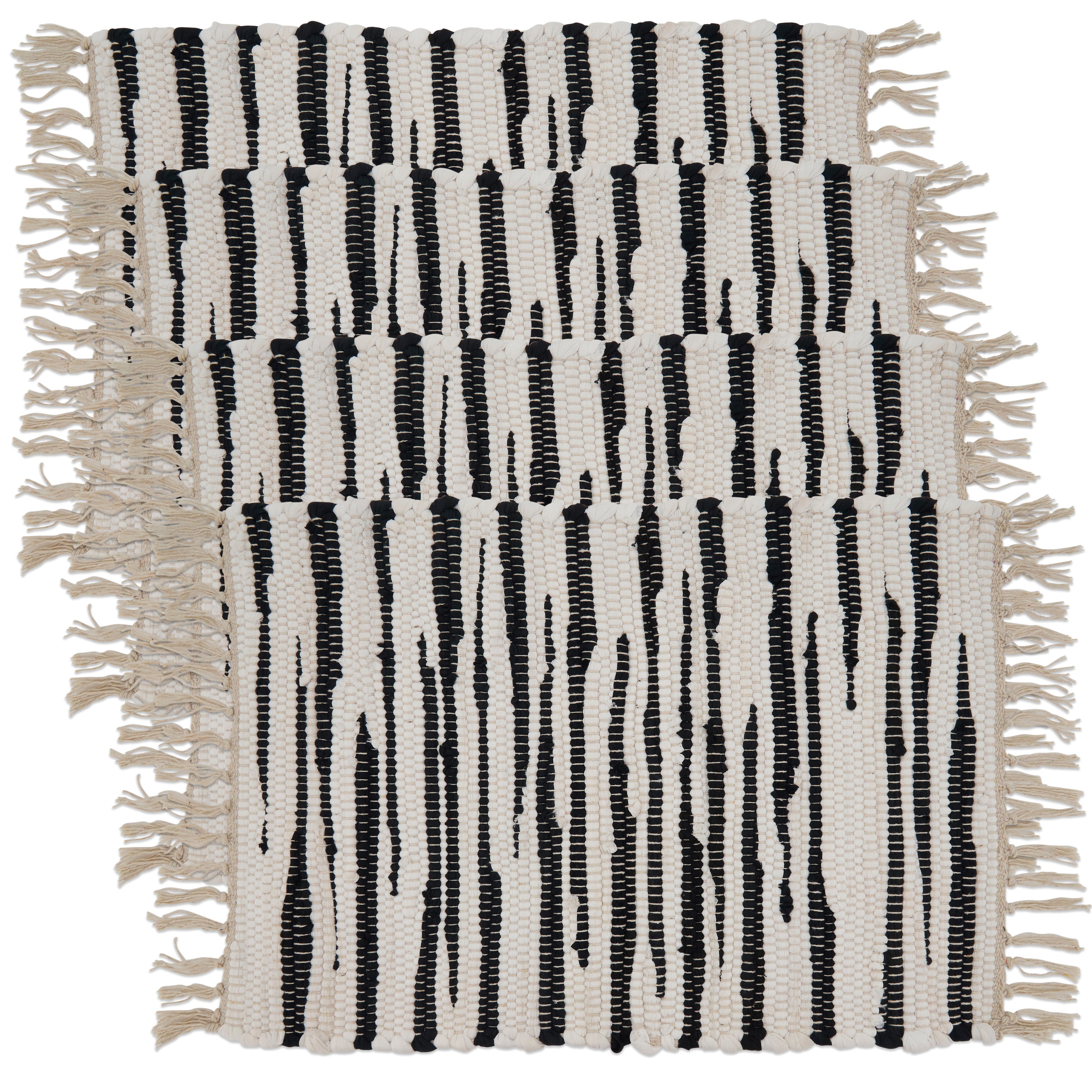 Zebra Chindi Placemat, Set of 4
