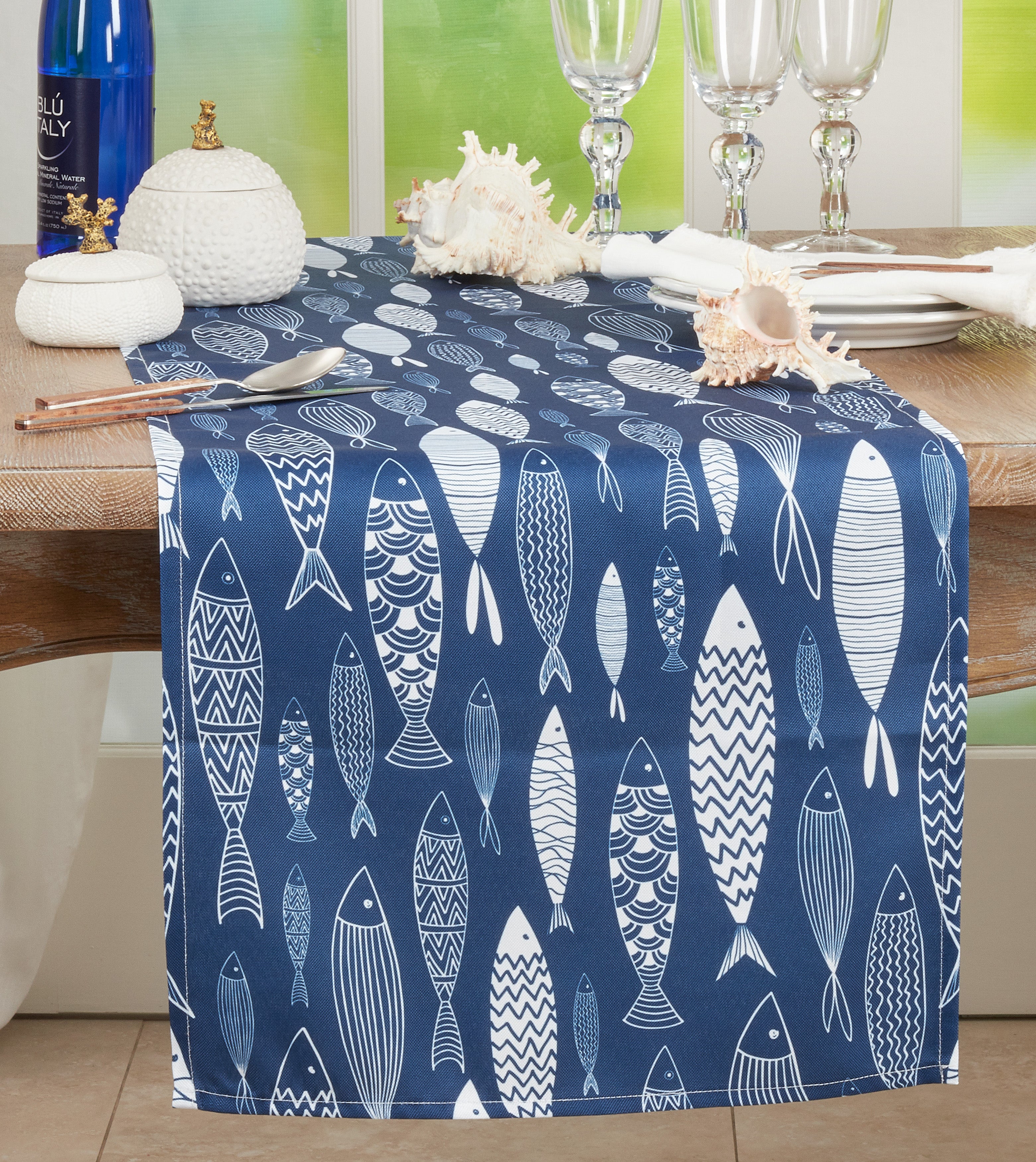 Fish Design Table Runner - Thumbnail 4
