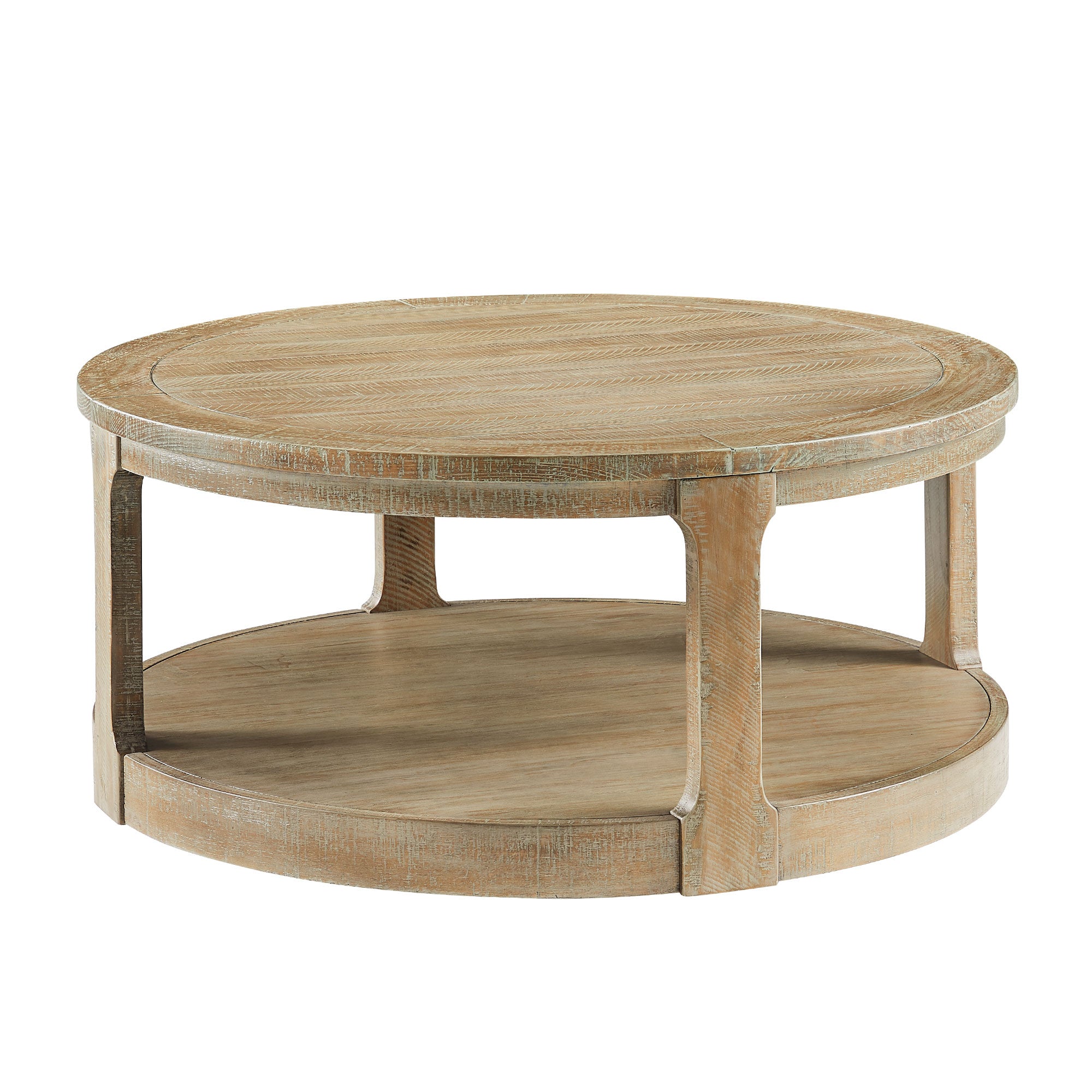 Large Traditional Round Coffee Table