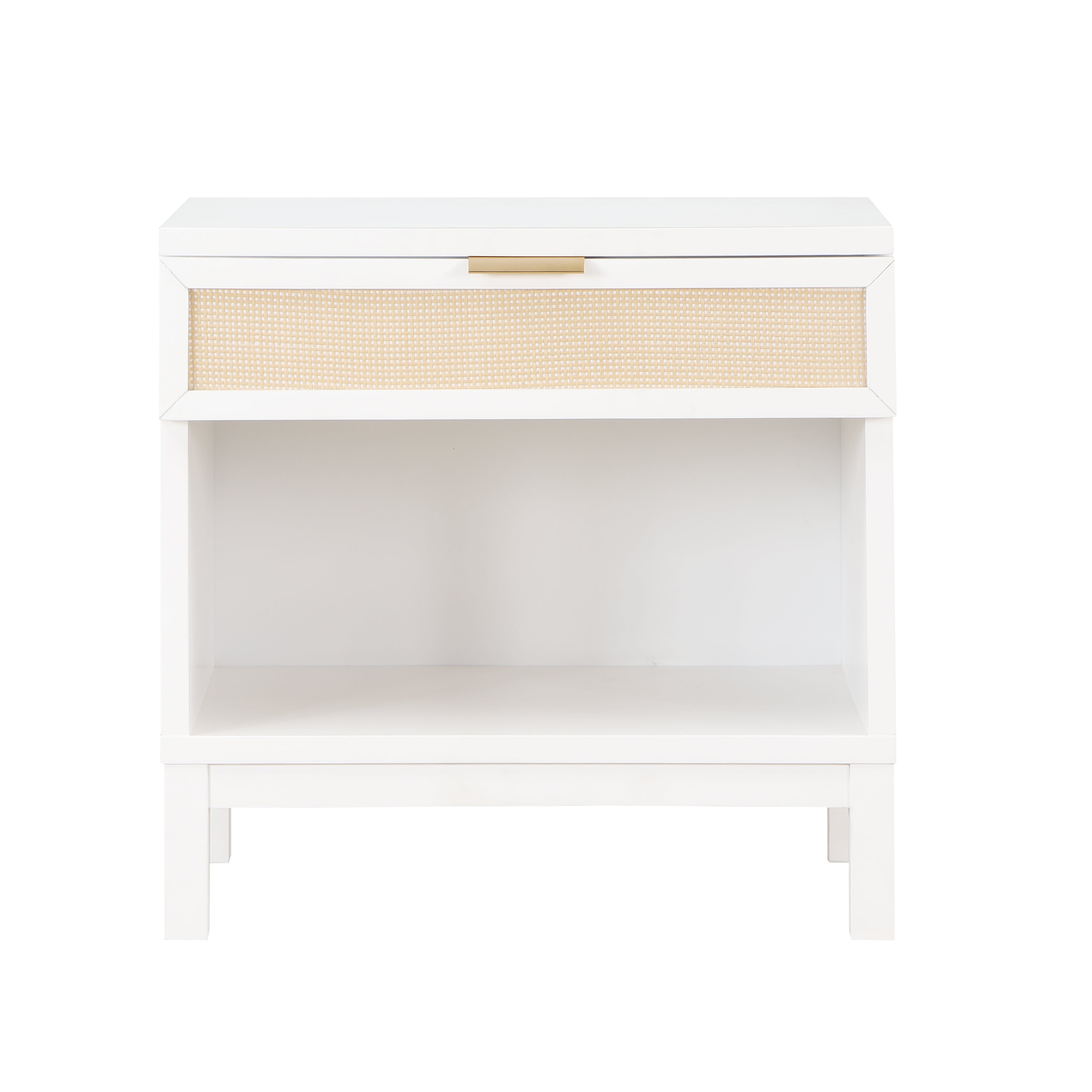 Blake Cane 1-Drawer Nightstand