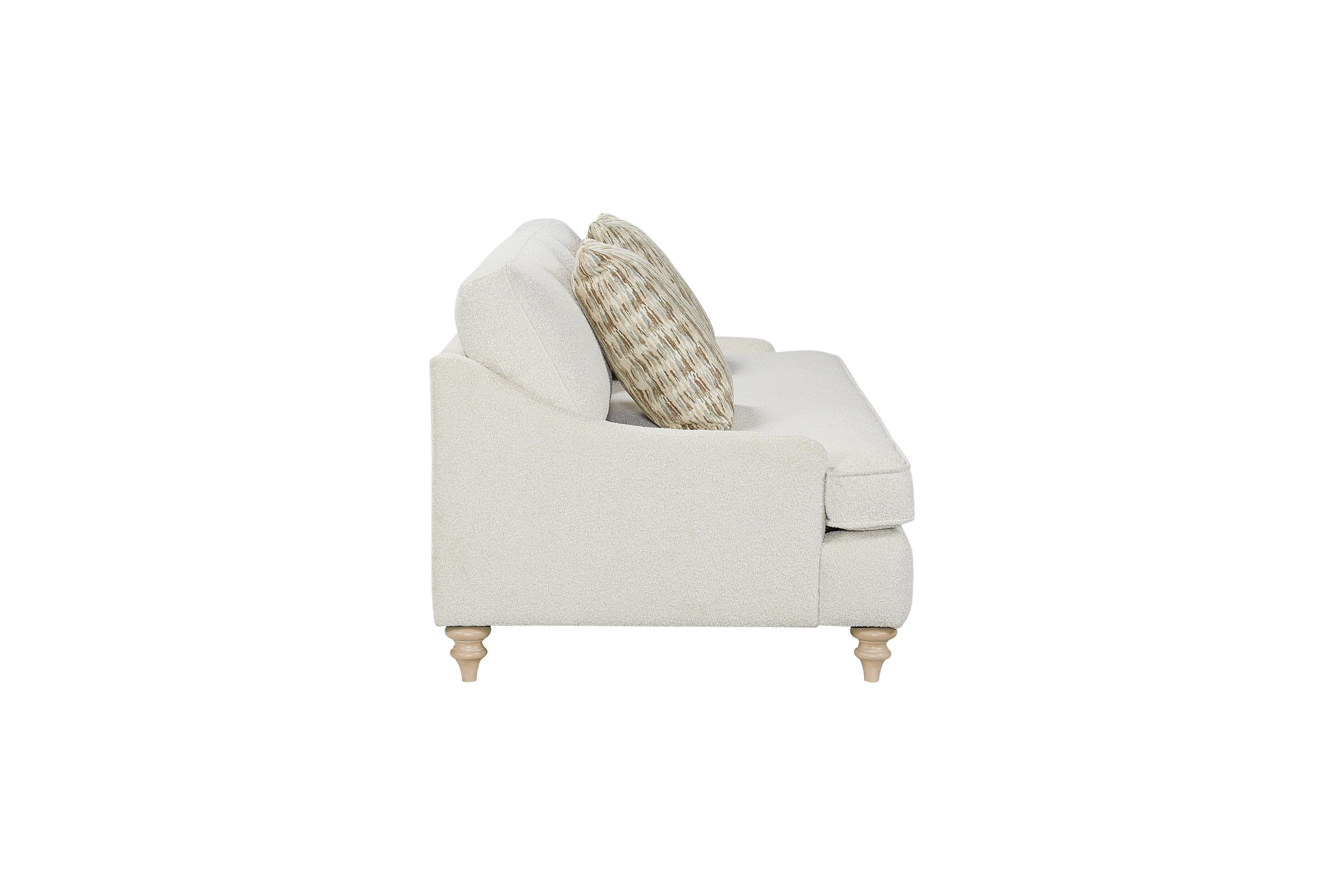 Sofa Single Reversable Cushion with 2 Pillows