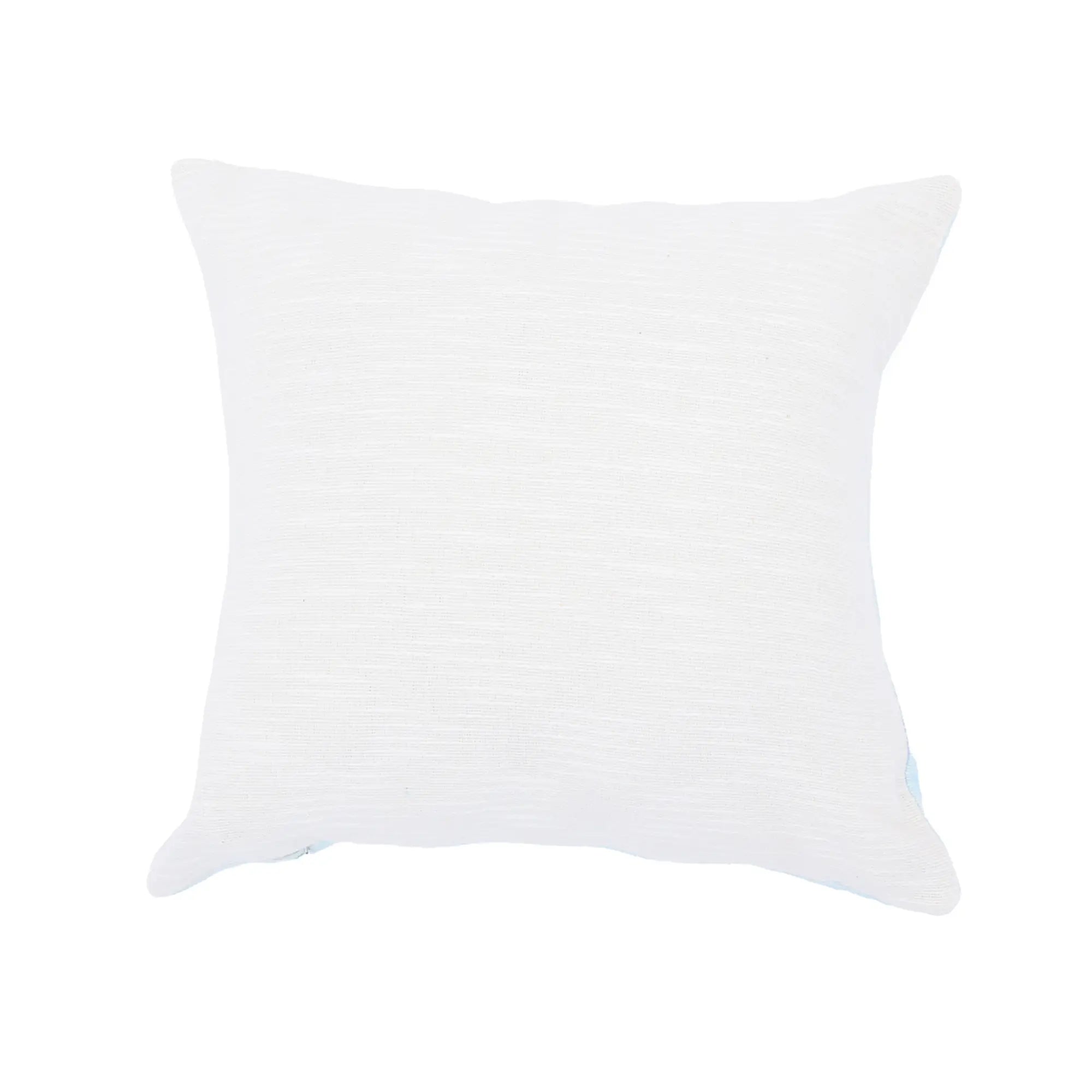 Print & Beadwork Seashell Pillow