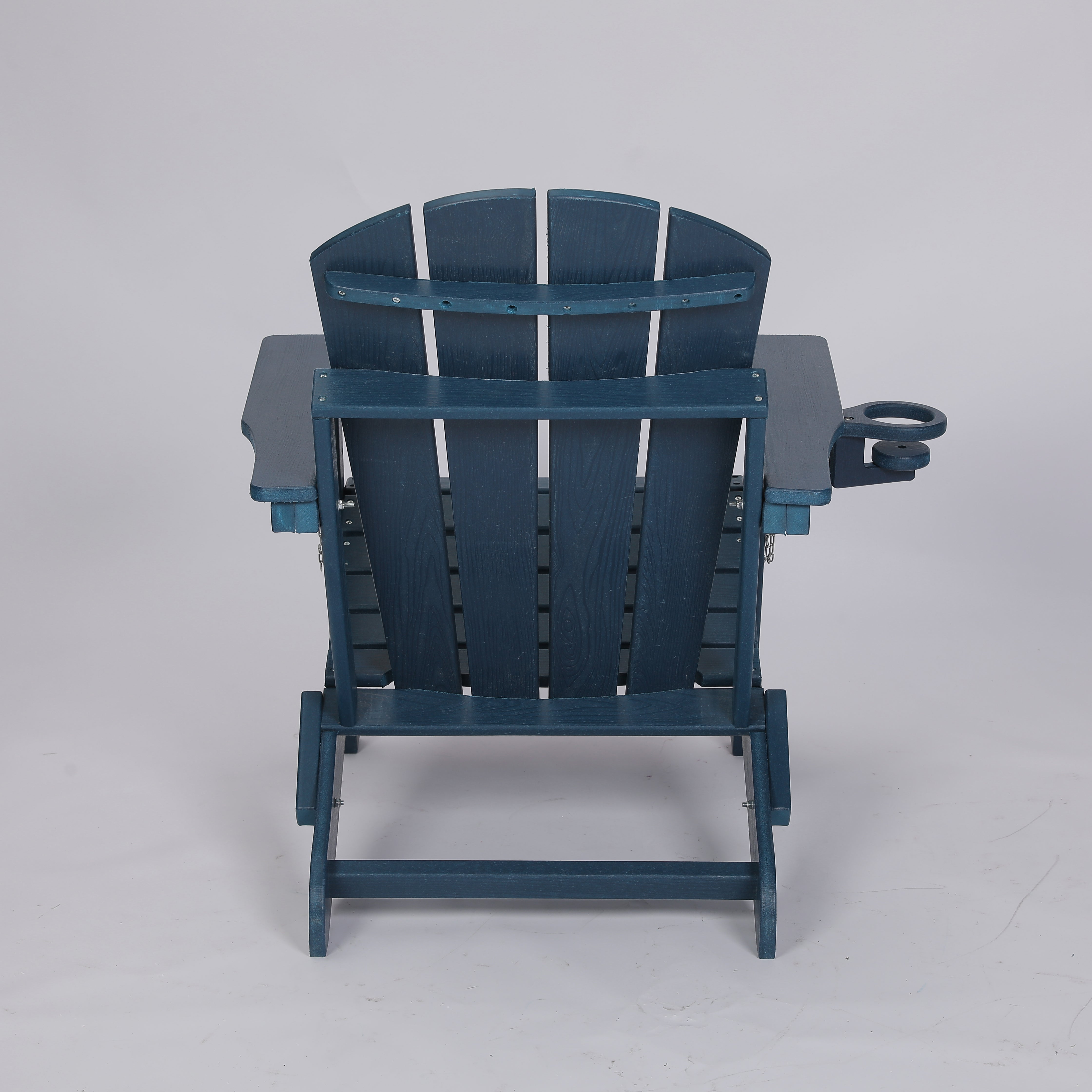 Composite Folding Adirondack Chair with Dual Cup Holder