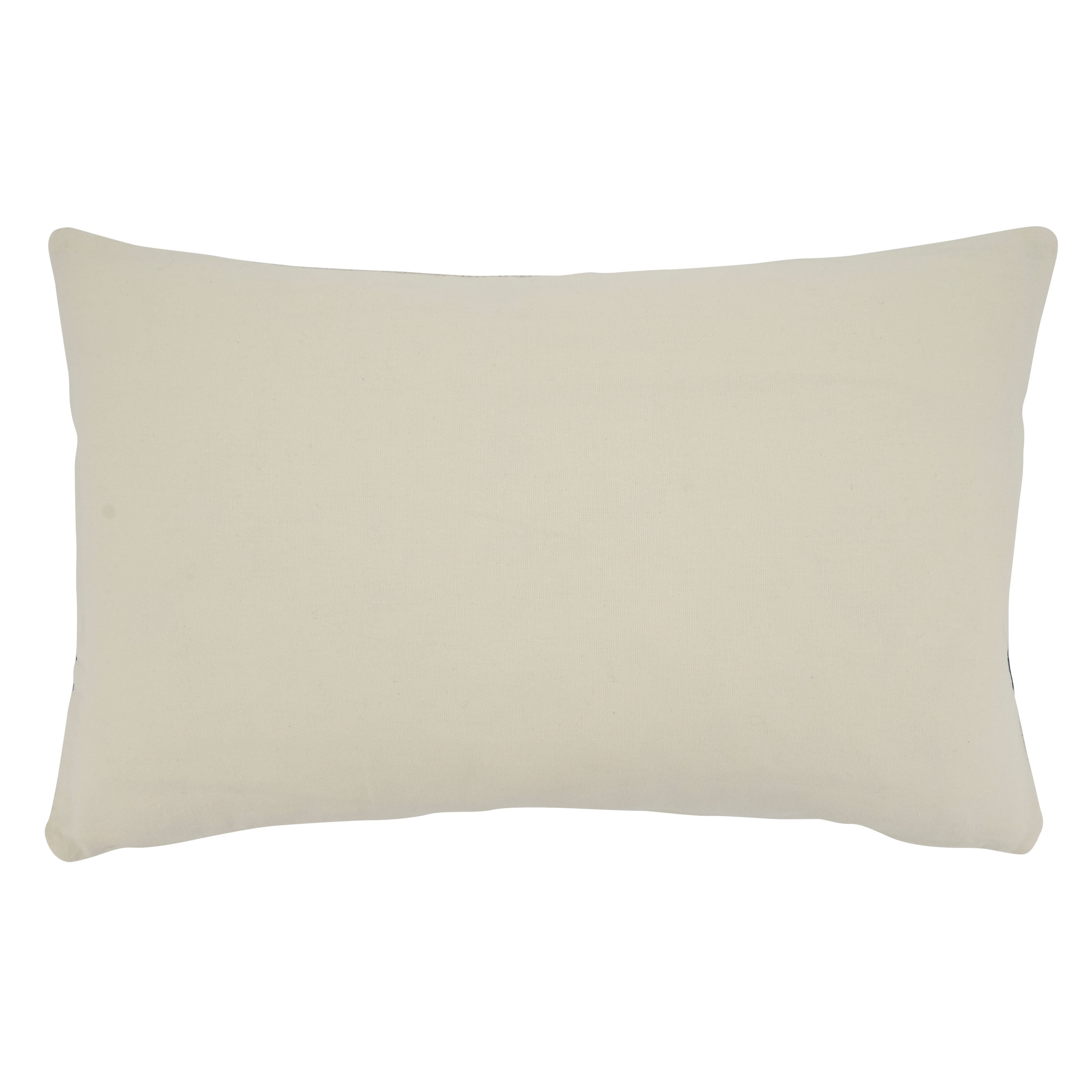 Rope Knots Appliqué Poly Filled Throw Pillow