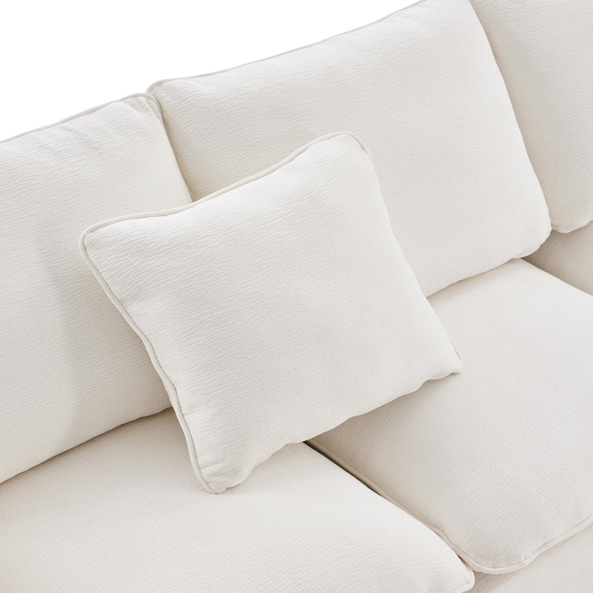 Chenille Modular L-Shape Sofa
