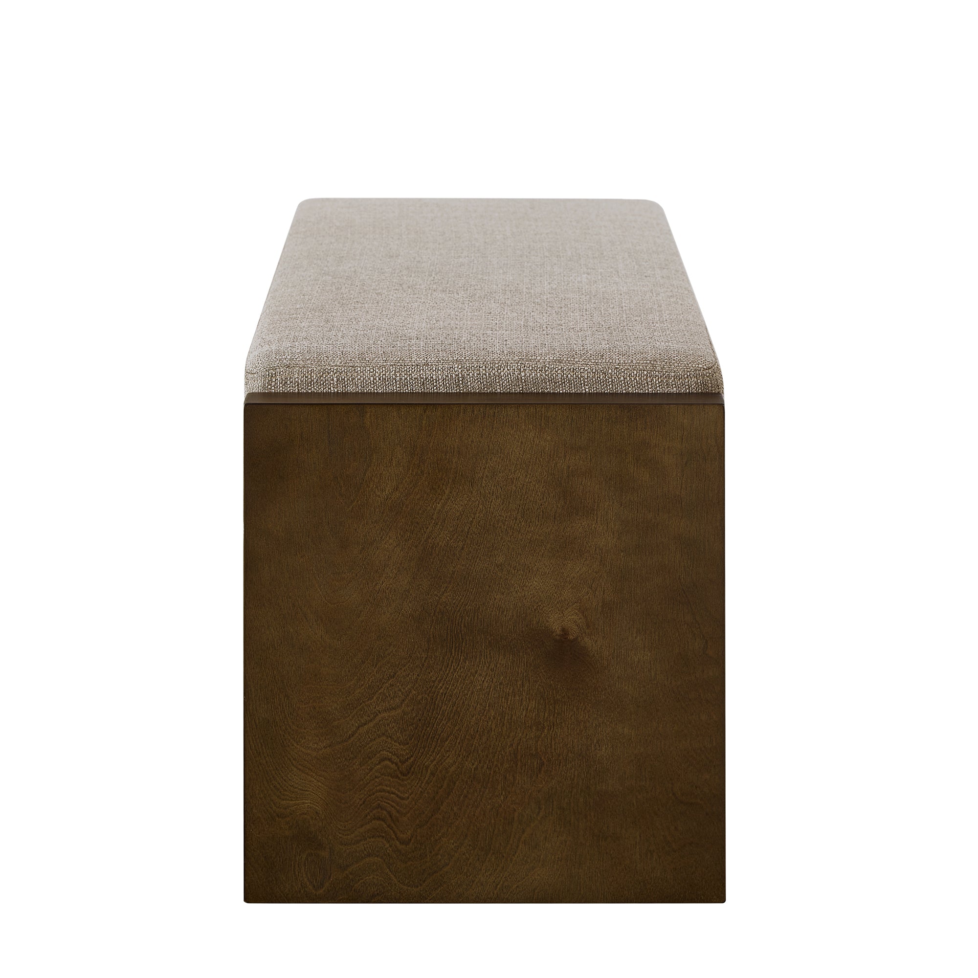 Accent Bench with Lower Shelf Shoe Rack and Padded Seating