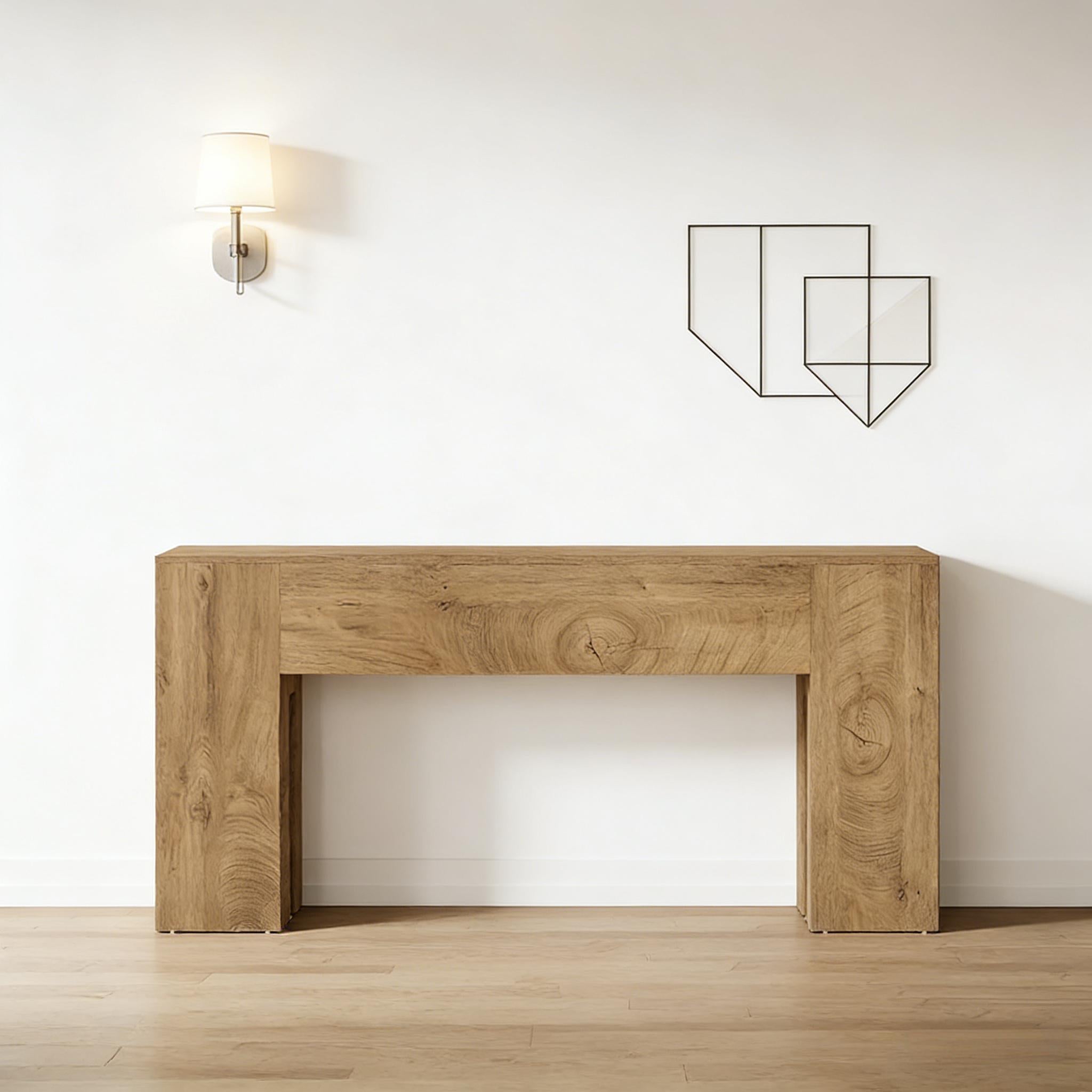 Tig Rustic Wooden Console Table