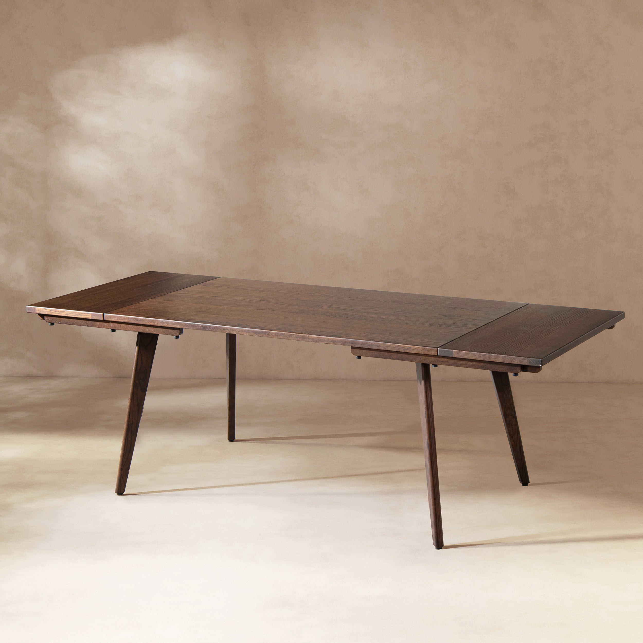 Capri Solid Oak Wood Extendable Dining Table