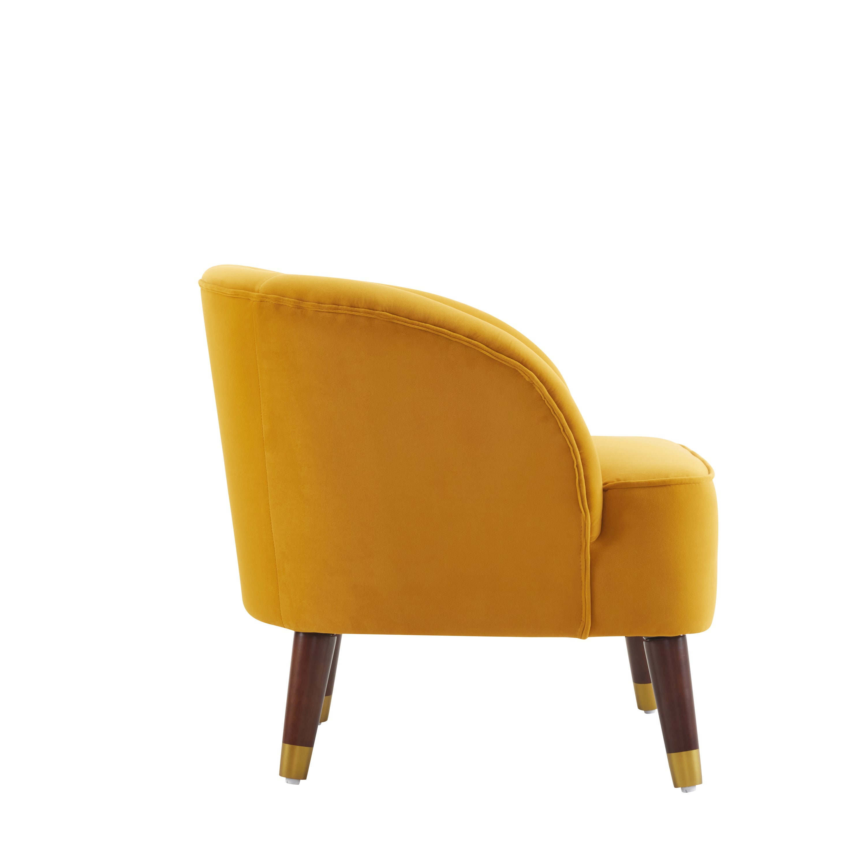 Upholstered Barrel Accent Chair