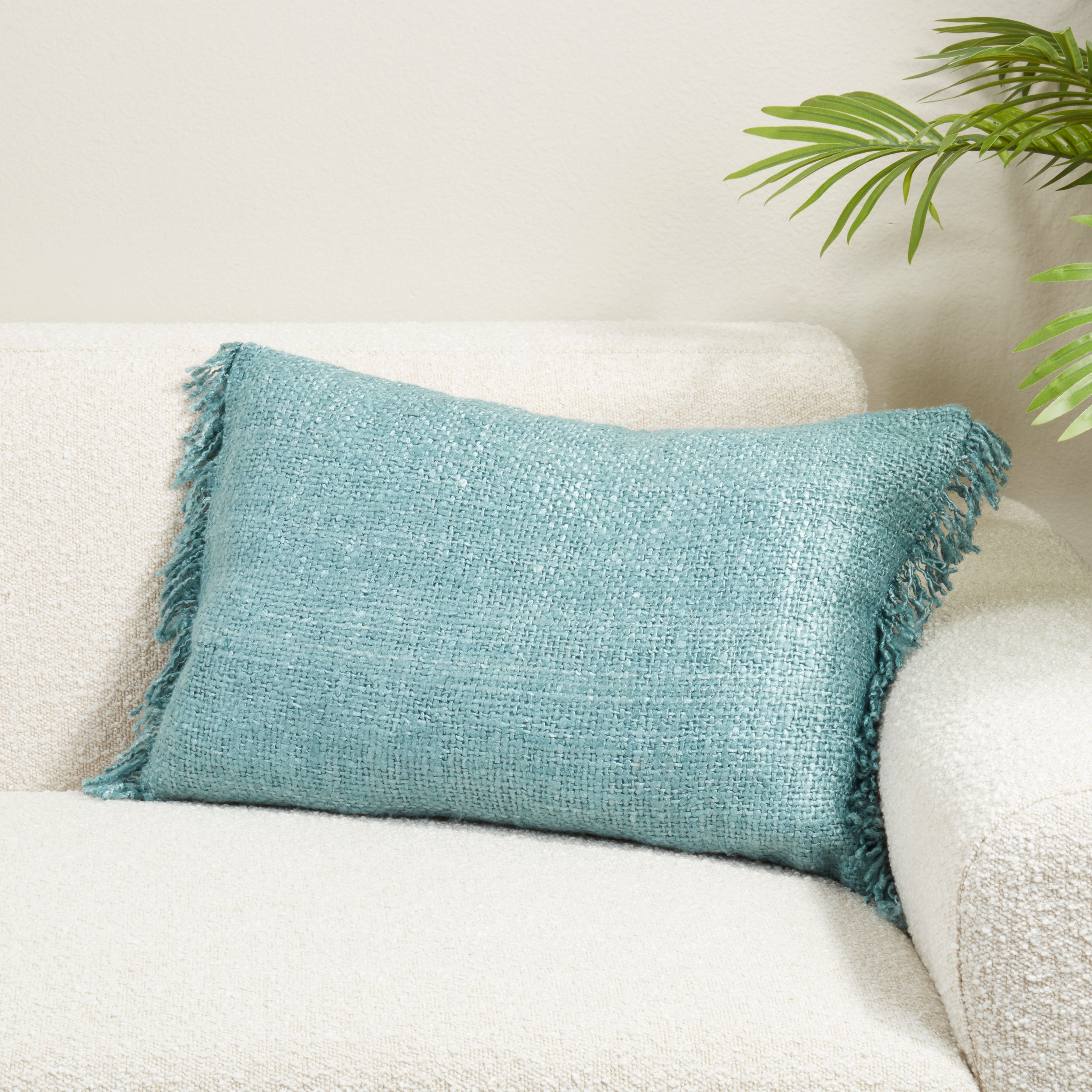 Fringe Throw Pillow Cover