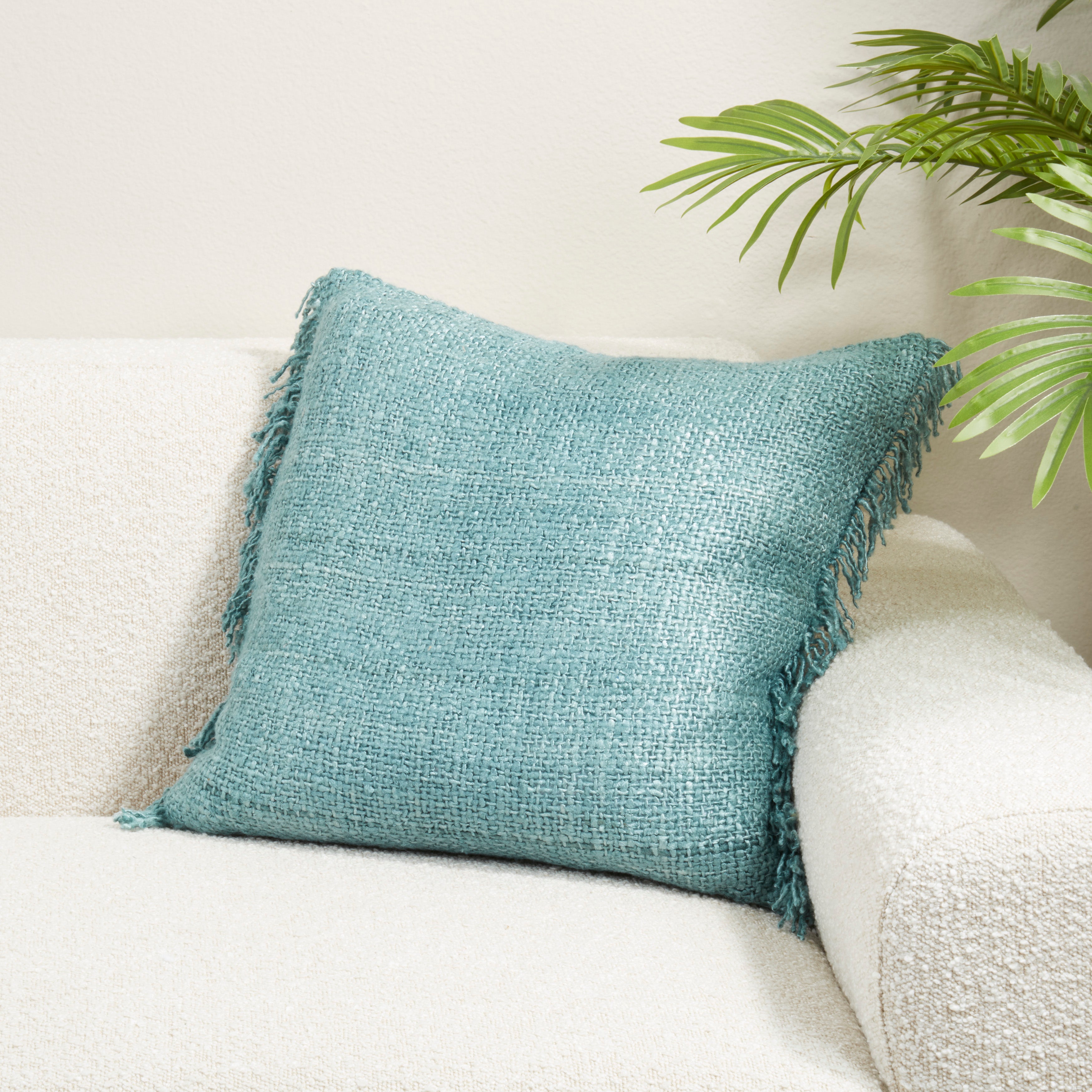 Fringe Throw Pillow Cover