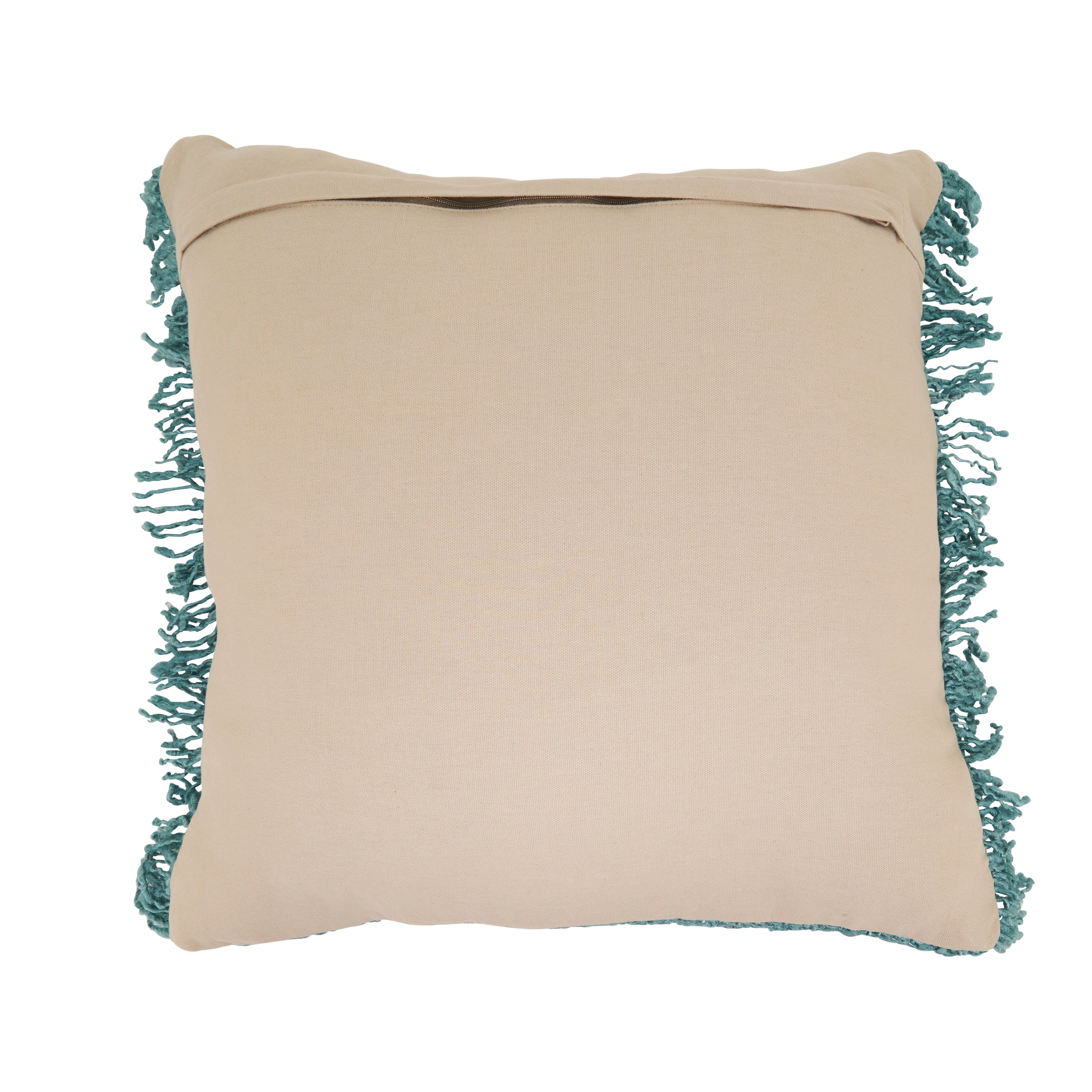Fringe Throw Pillow Cover
