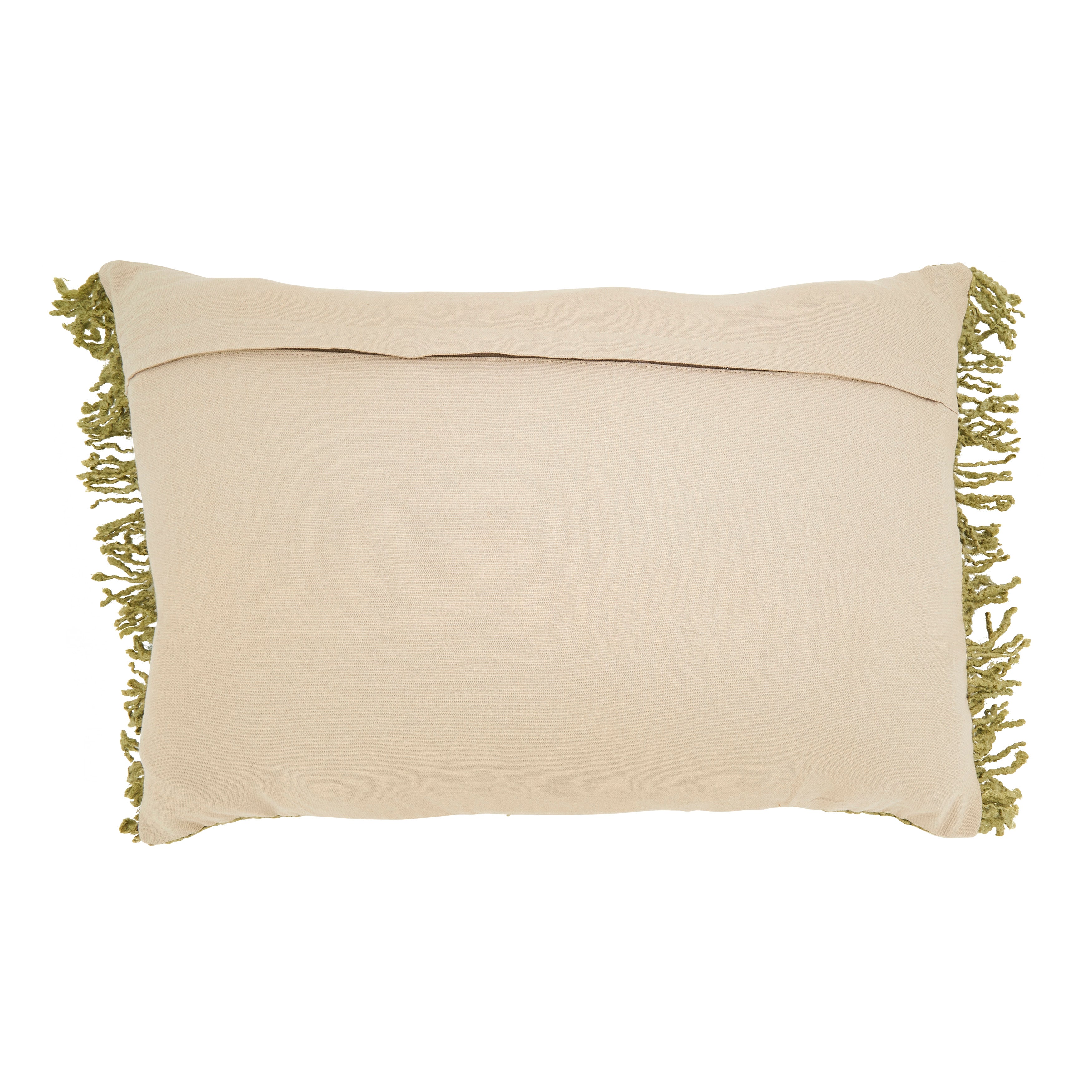 Fringe Throw Pillow Cover