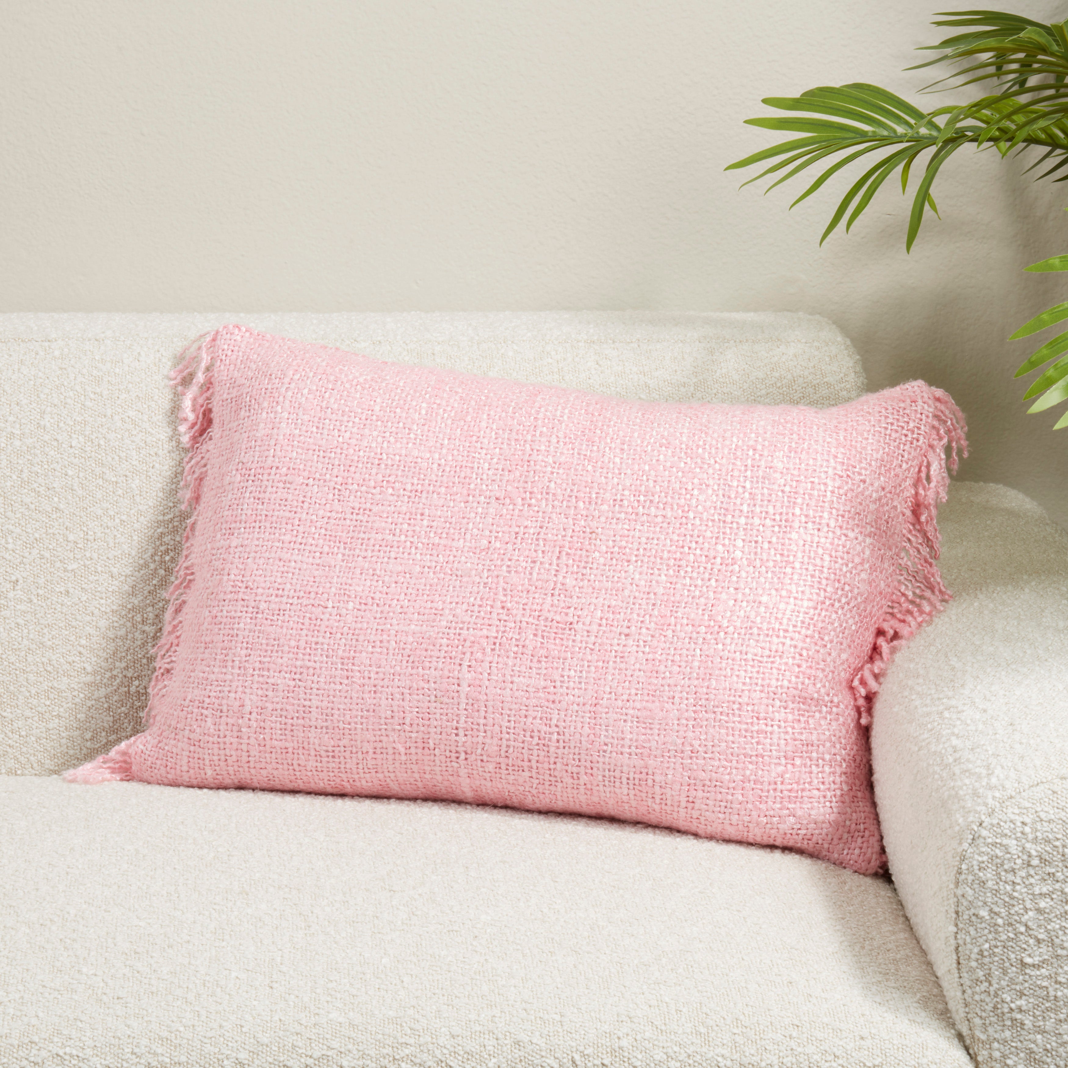 Fringe Throw Pillow Cover