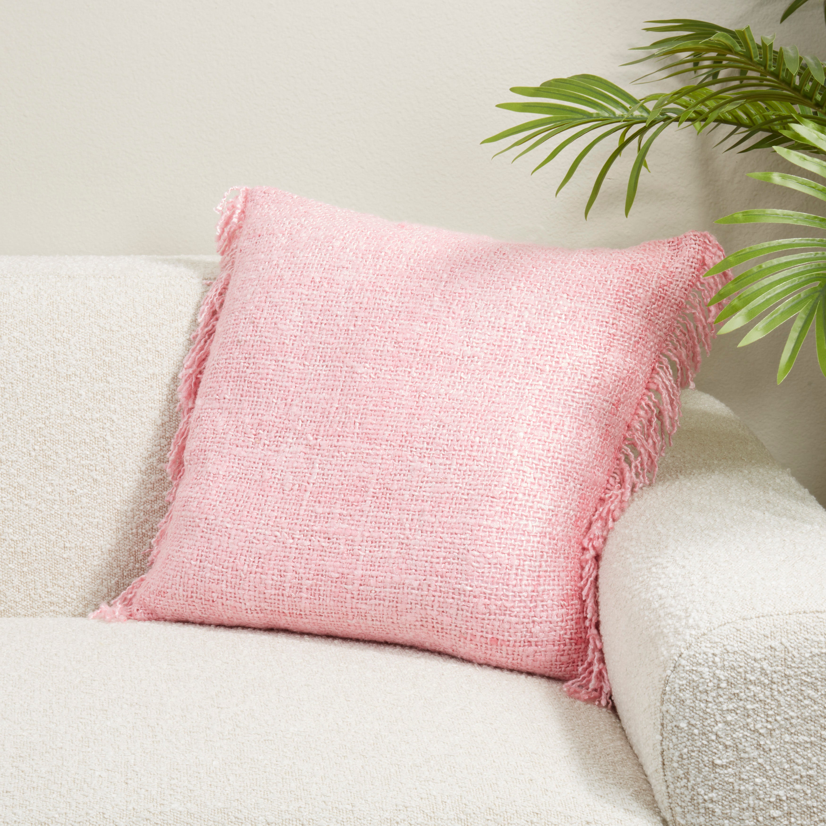 Fringe Throw Pillow Cover