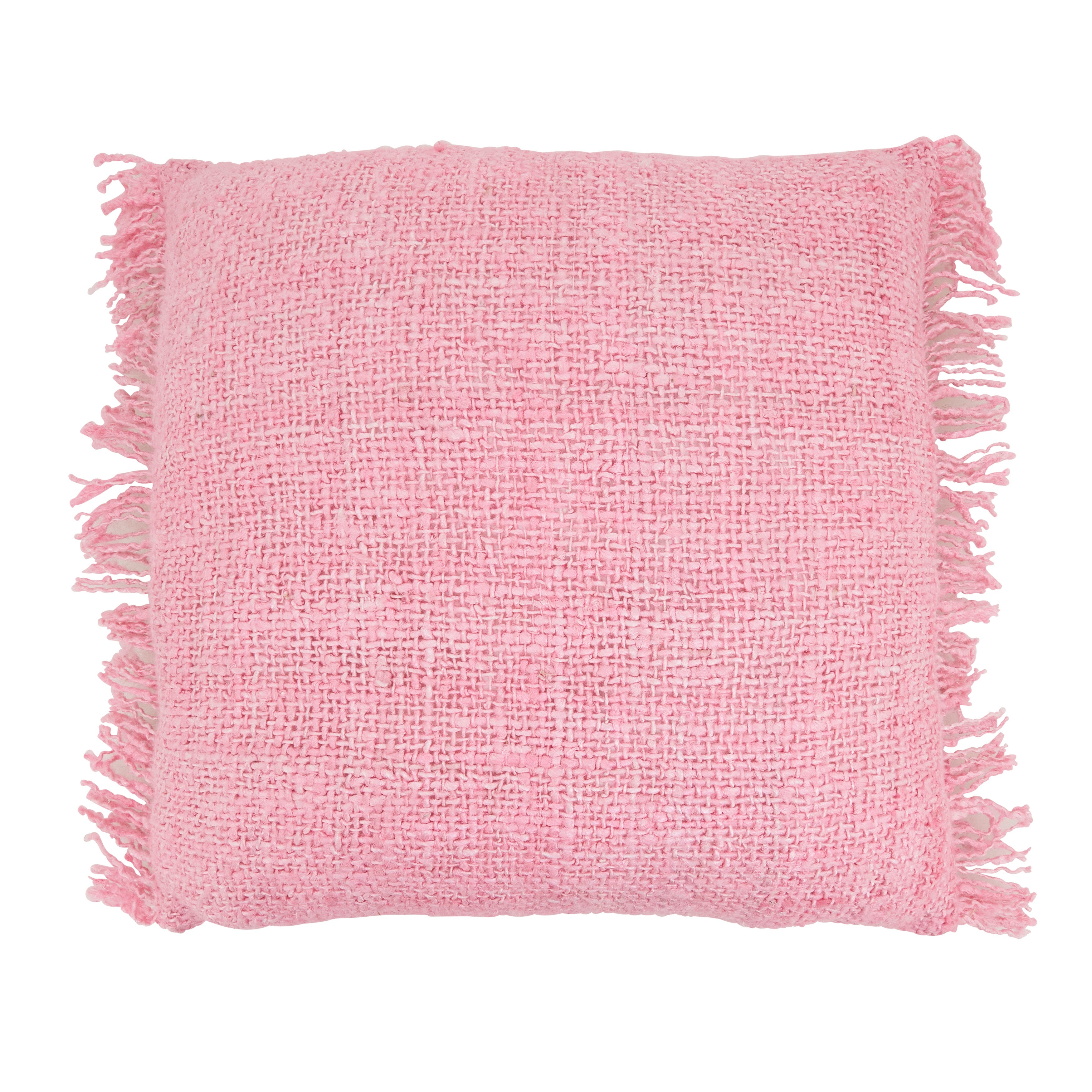 Fringe Throw Pillow Cover