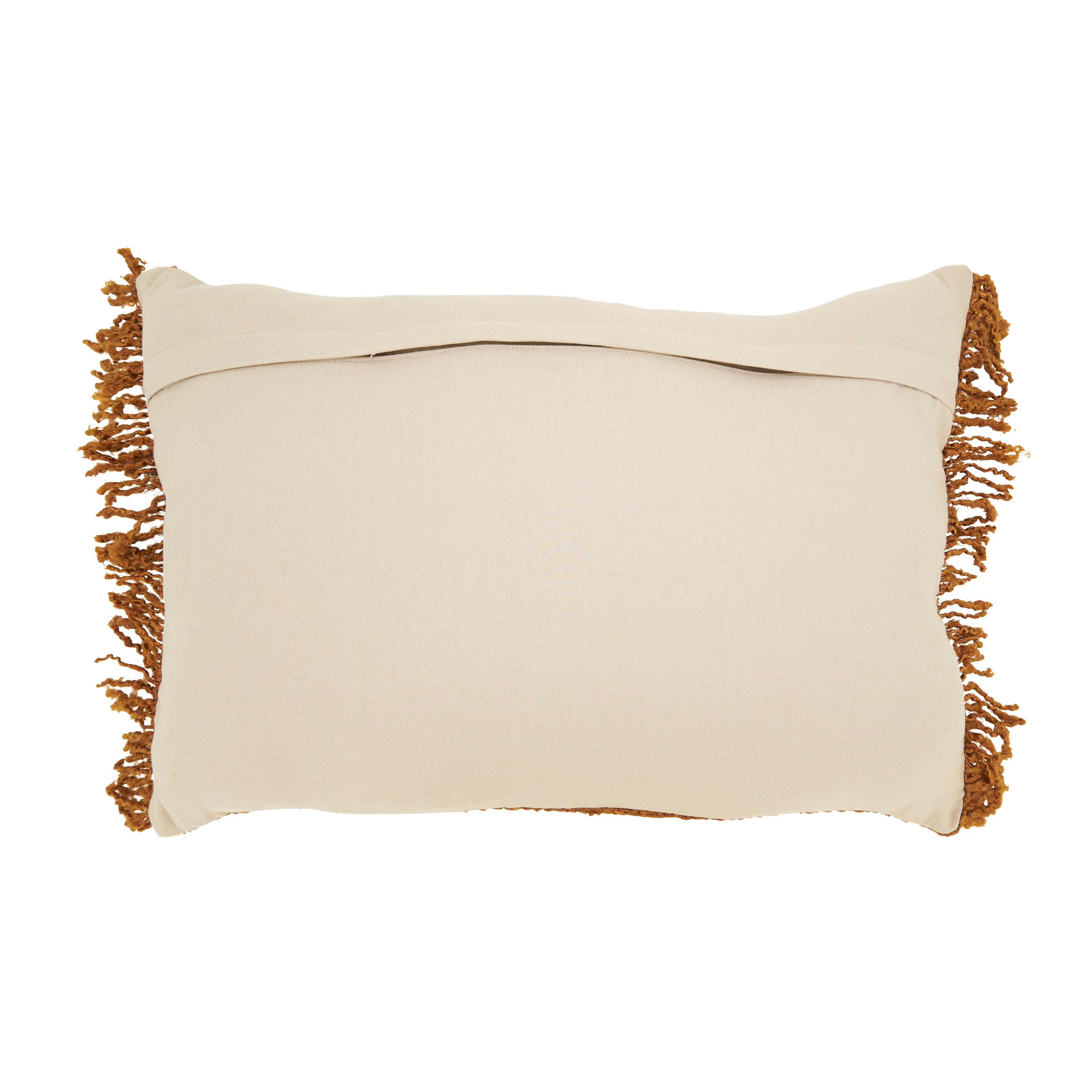 Fringe Throw Pillow Cover