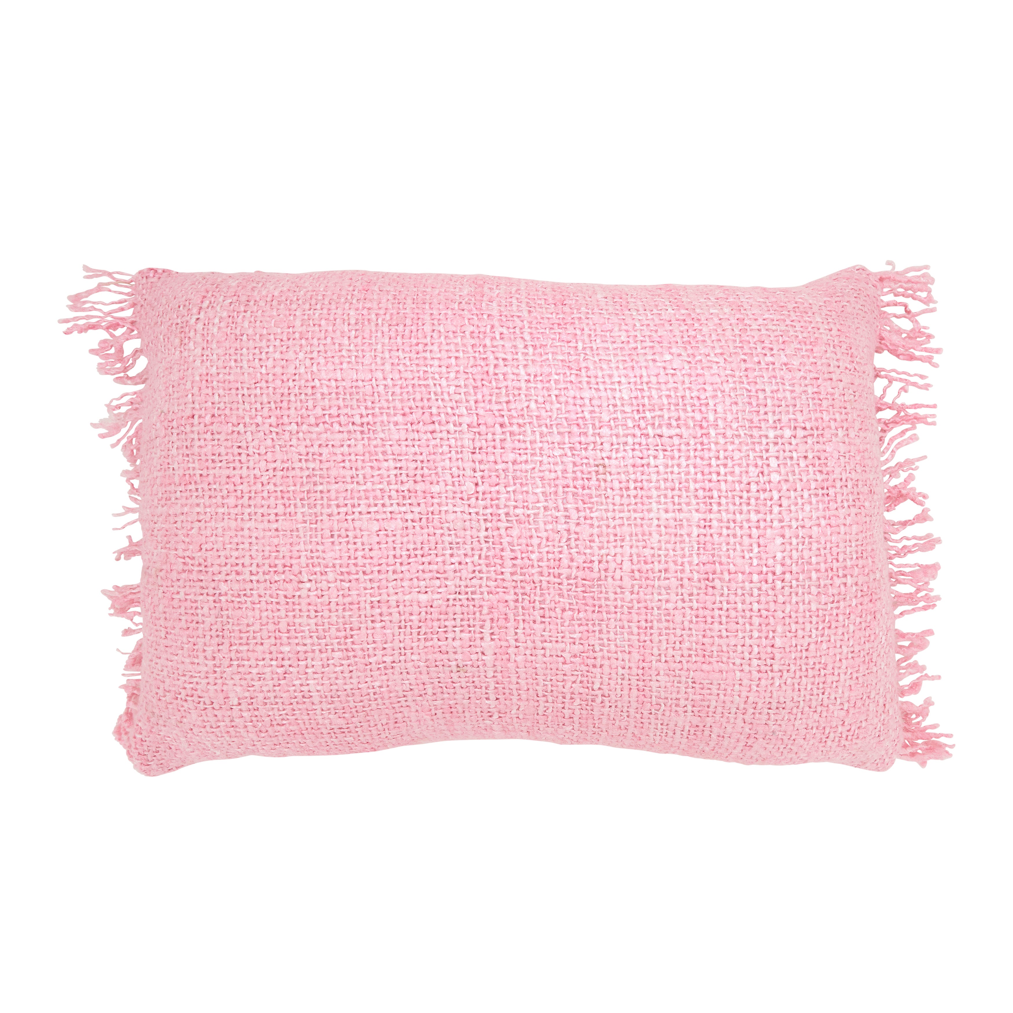 Fringe Throw Pillow Cover