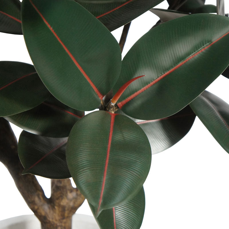 Faux Potted Rubber Tree, 5 ft