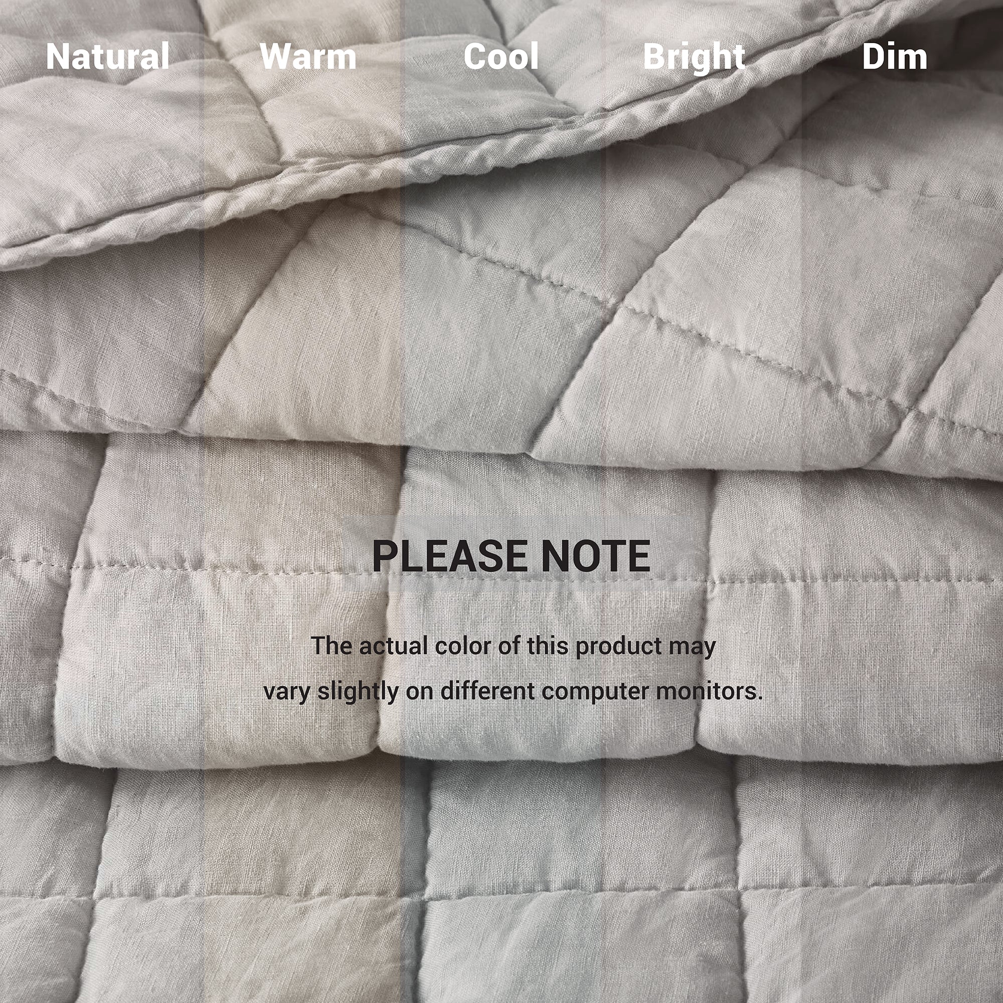 3 Piece Garment Washed French Linen Quilt Set