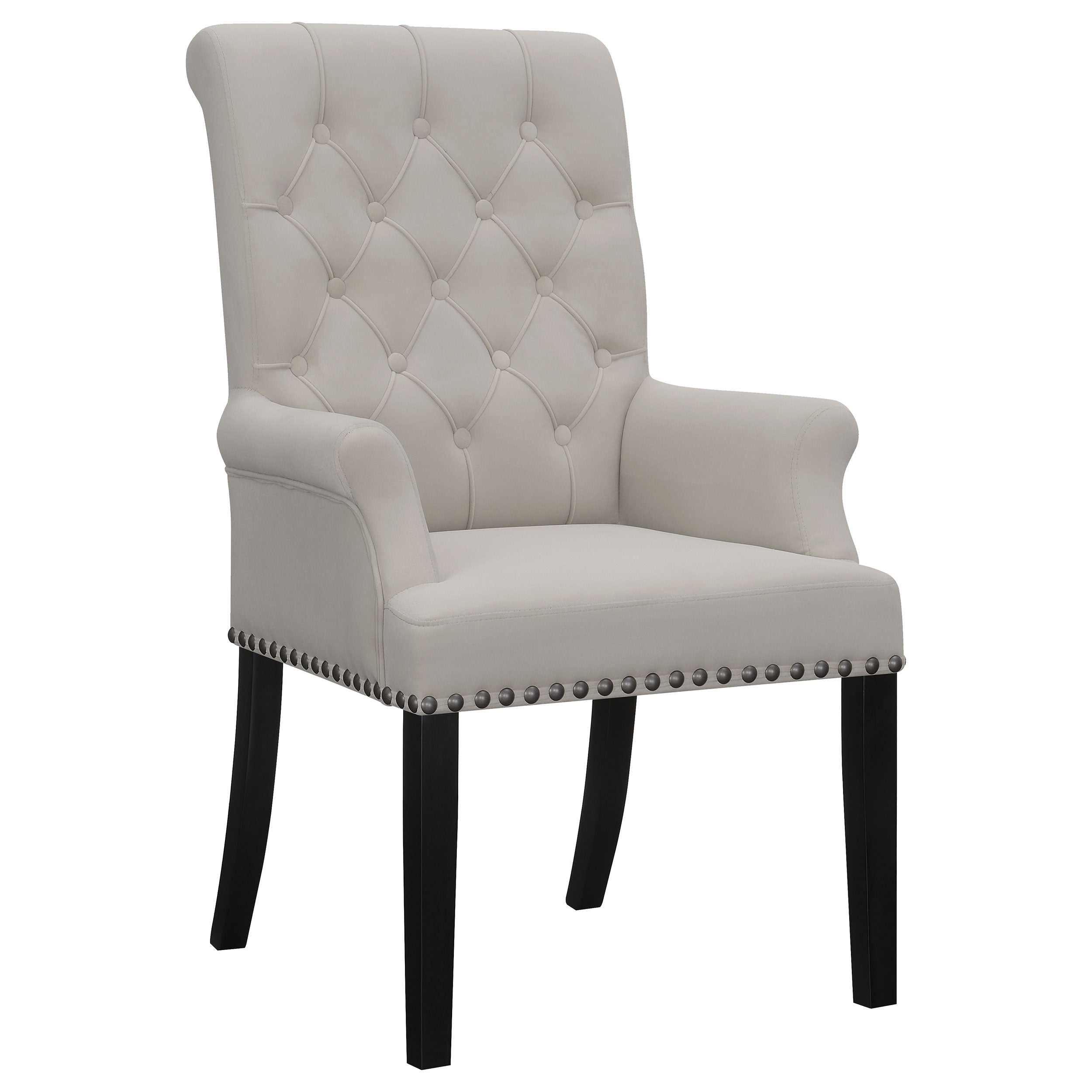 Norwich Brown Upholstered Dining Arm Chair