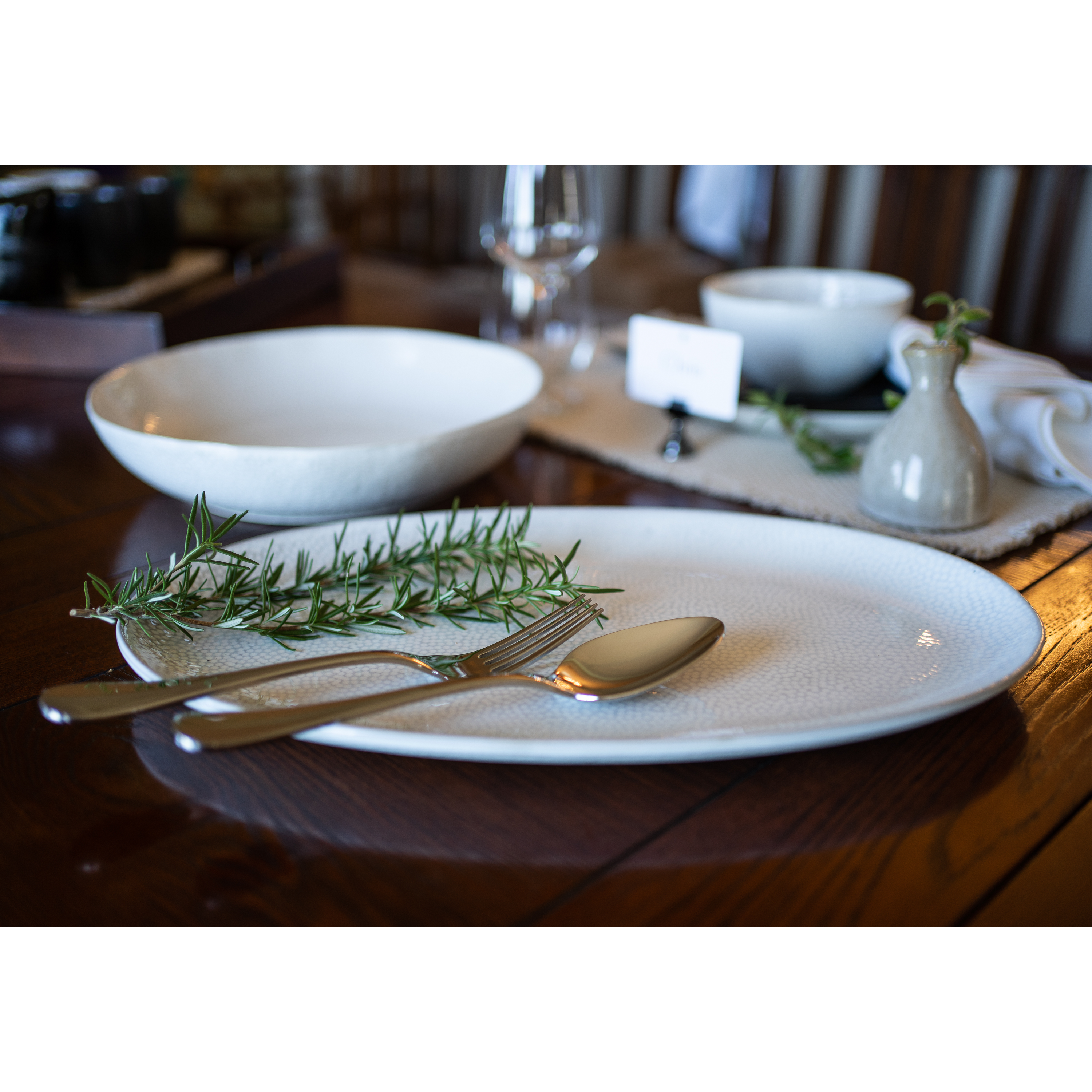 Serene Oval Platter