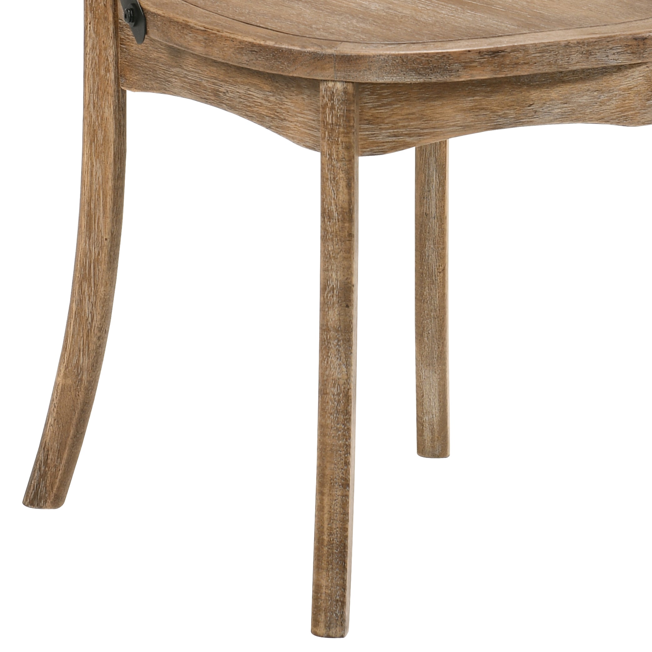 Rustic Oak Dining Chair, Set of 2