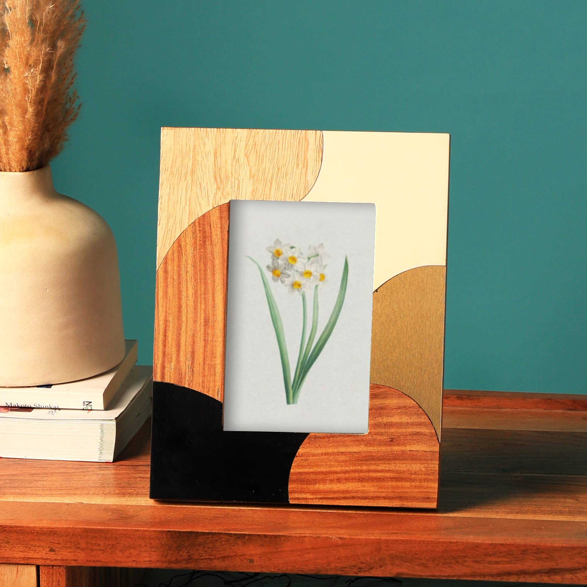 Abstract-Art-Teakwood-Inlay-Frame-Picture-Frames