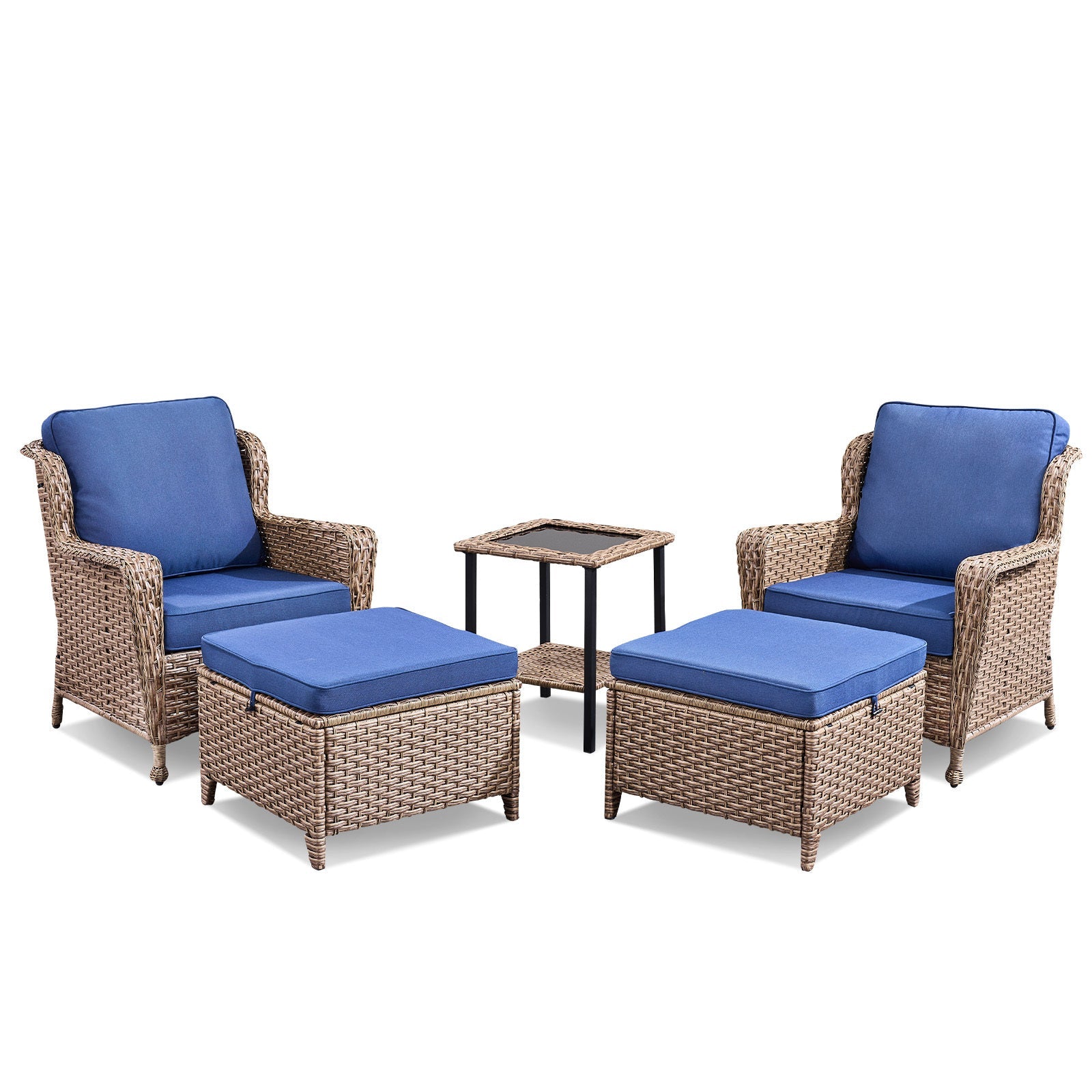 Avery 5 Piece Outdoor Lounge Set