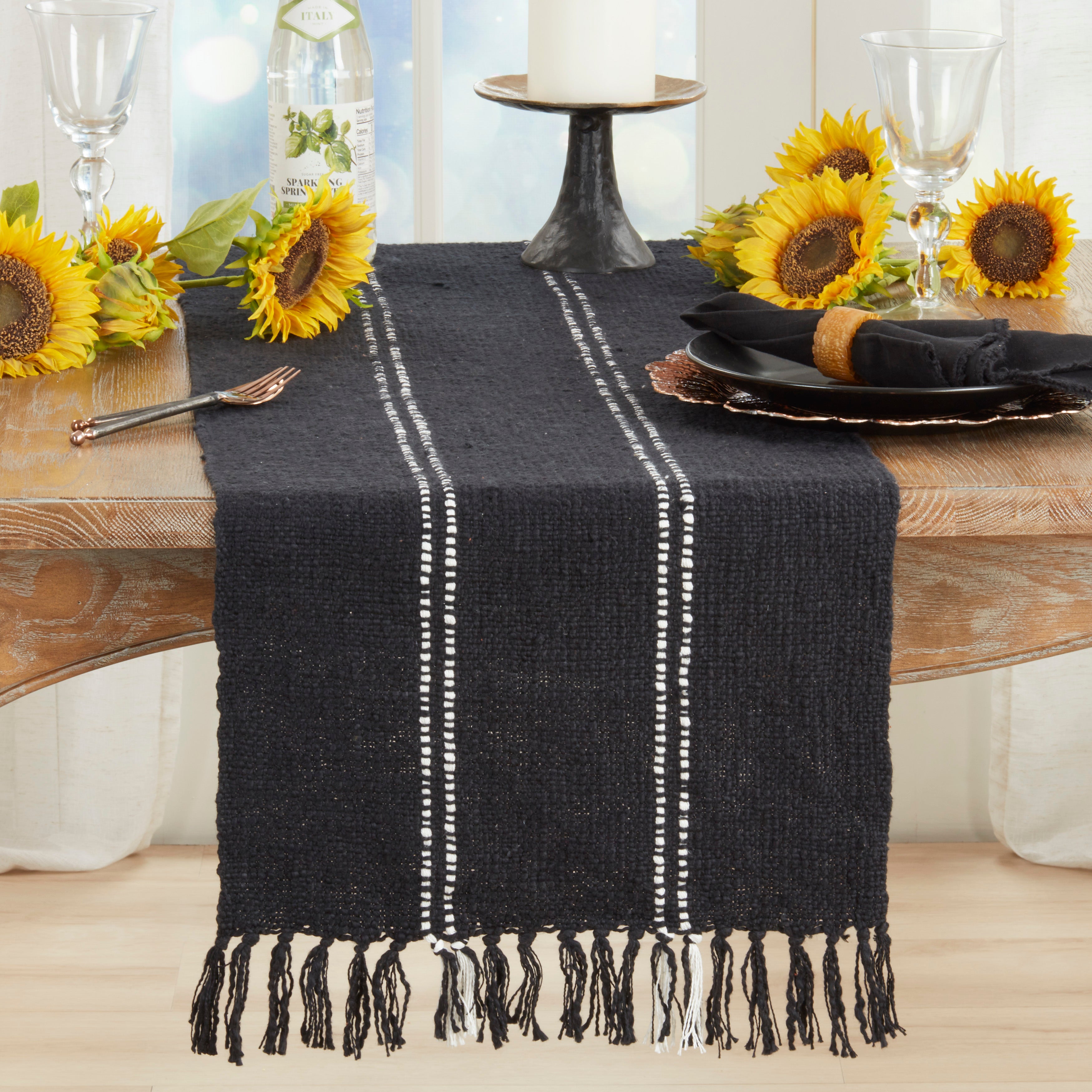 Stitched Line Table Runner