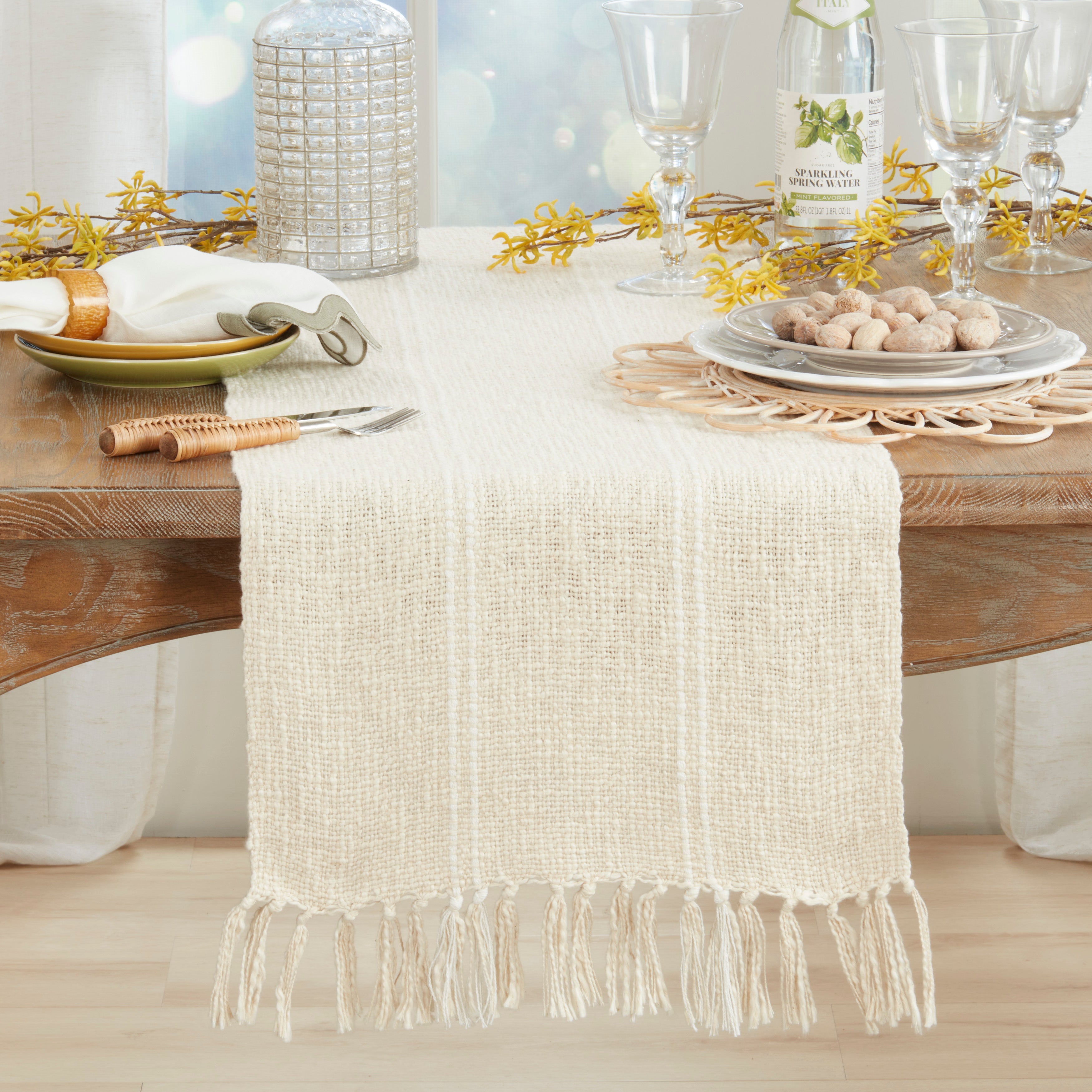 Stitched Line Table Runner