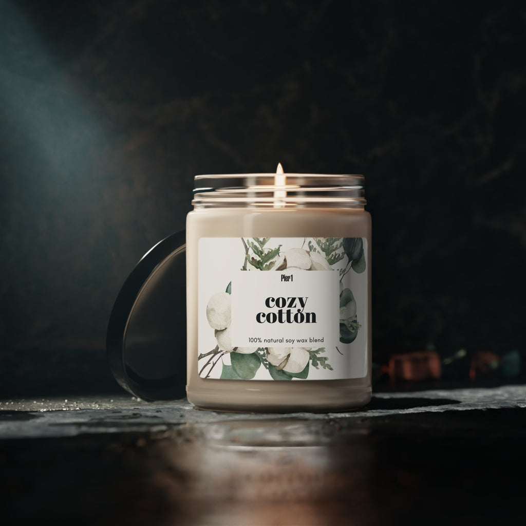 Cozy Cotton Soy Candle, 9oz