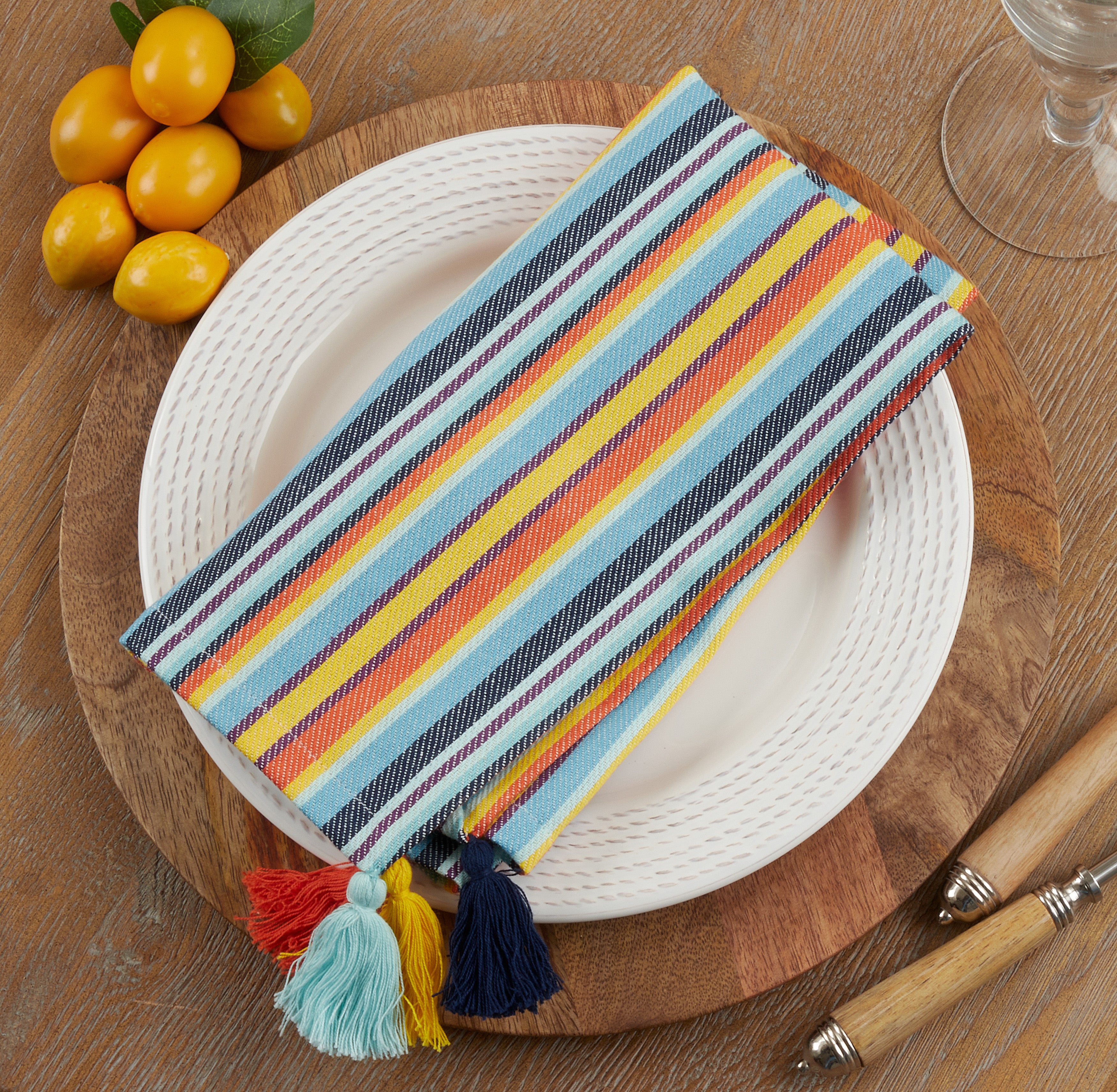 Color Splash Table Napkins, Set of 4