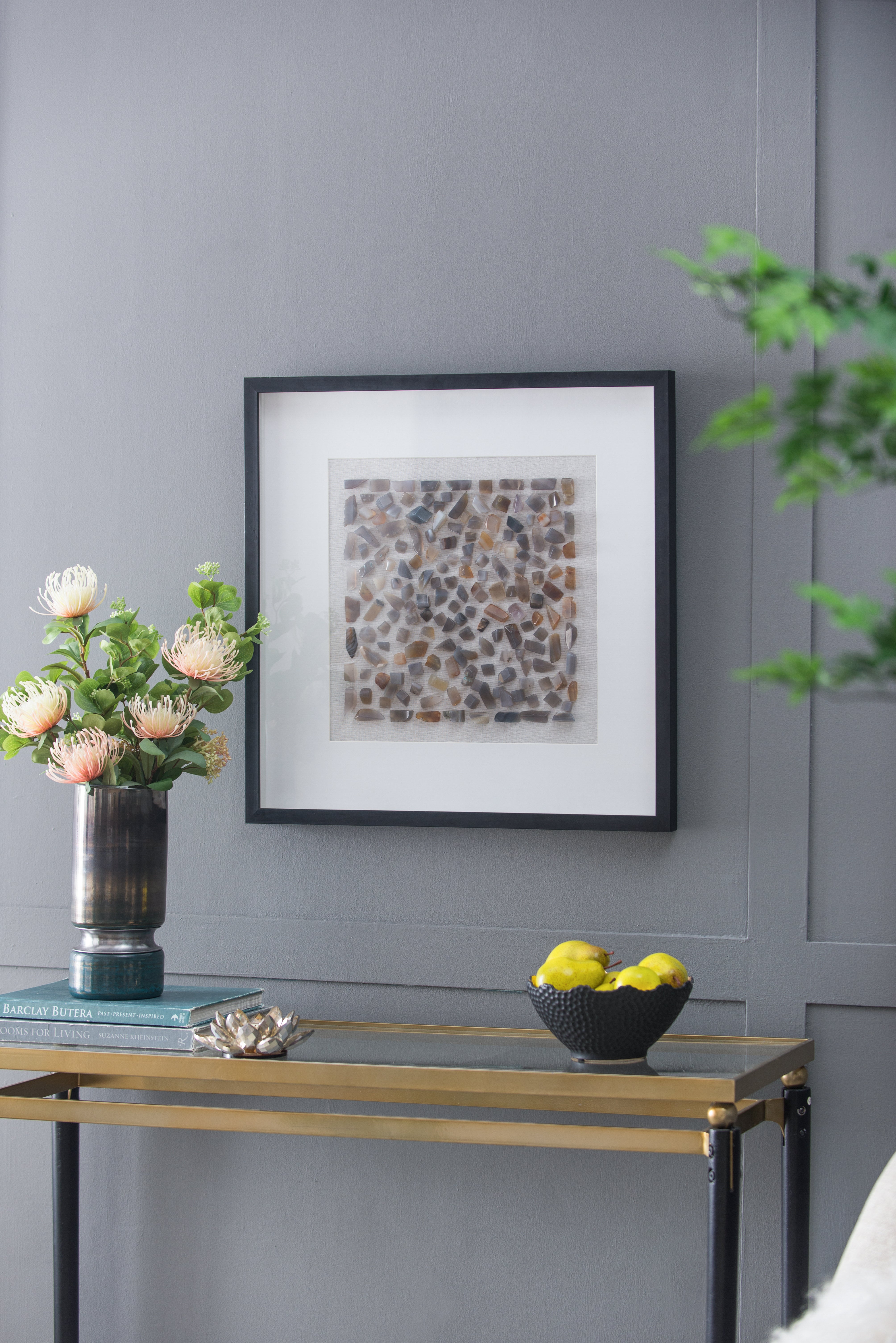Shokha Agate Shadow Box Wall Décor