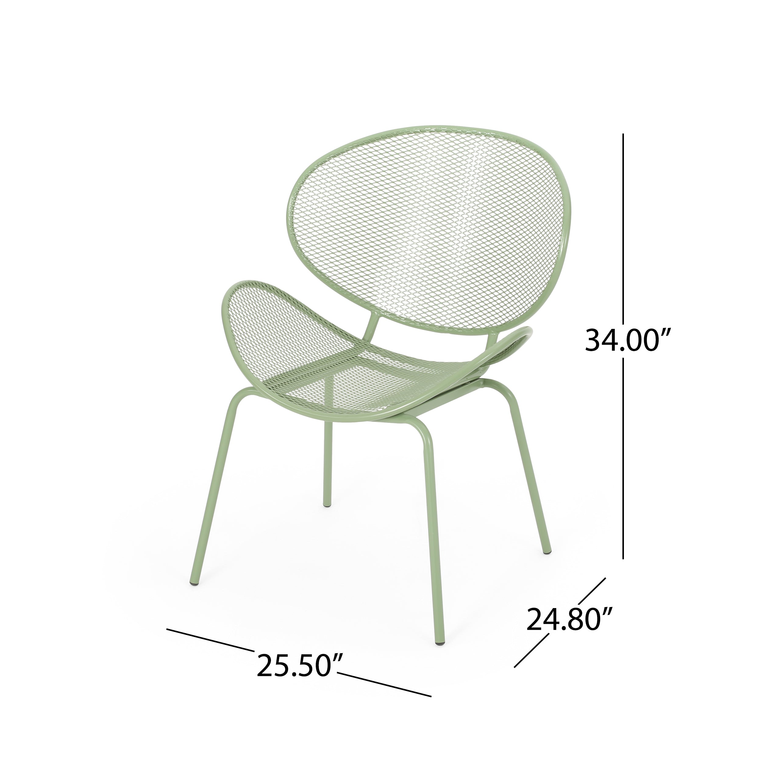 Modern Elba Chair Set With Mesh Seating And Retro Shell Design