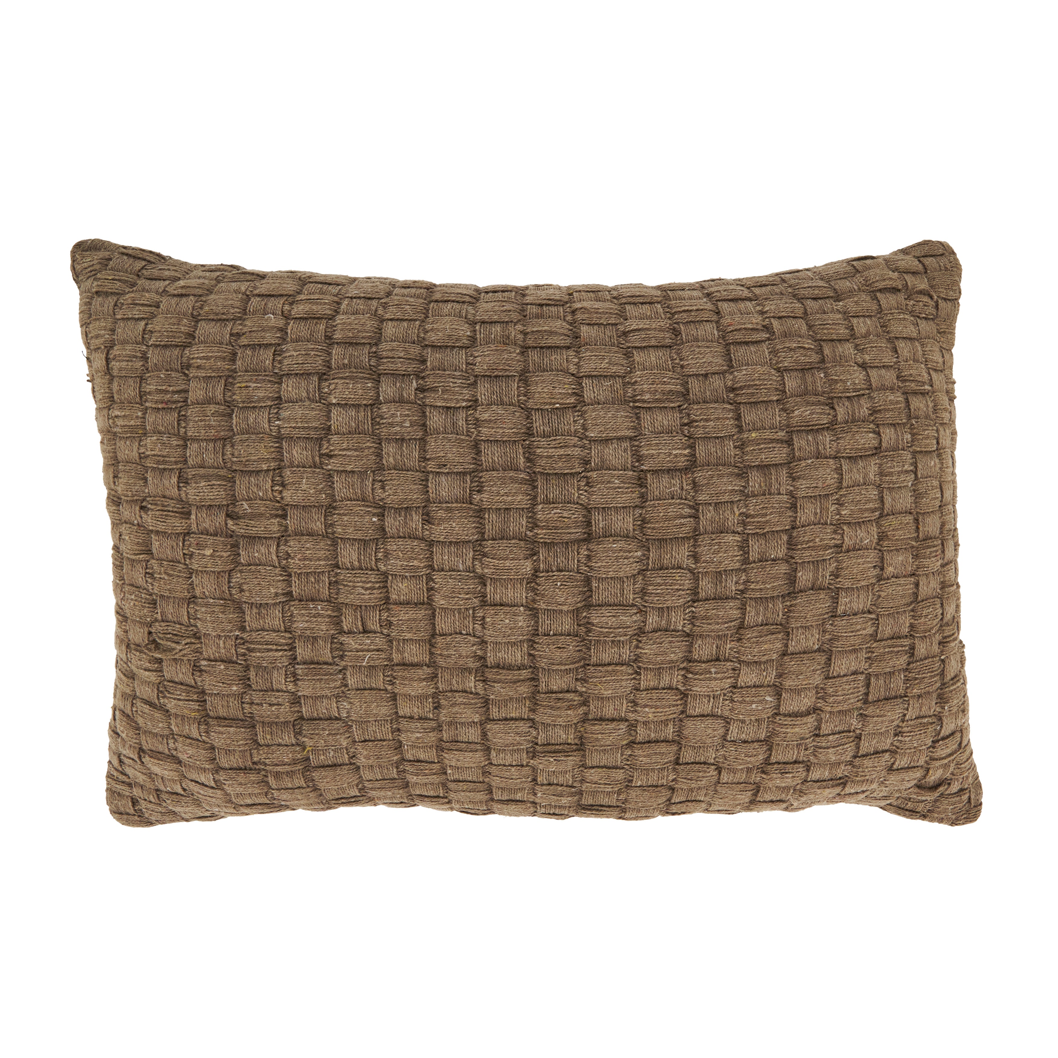 Textured Waffle Weave Poly Filled Pillow