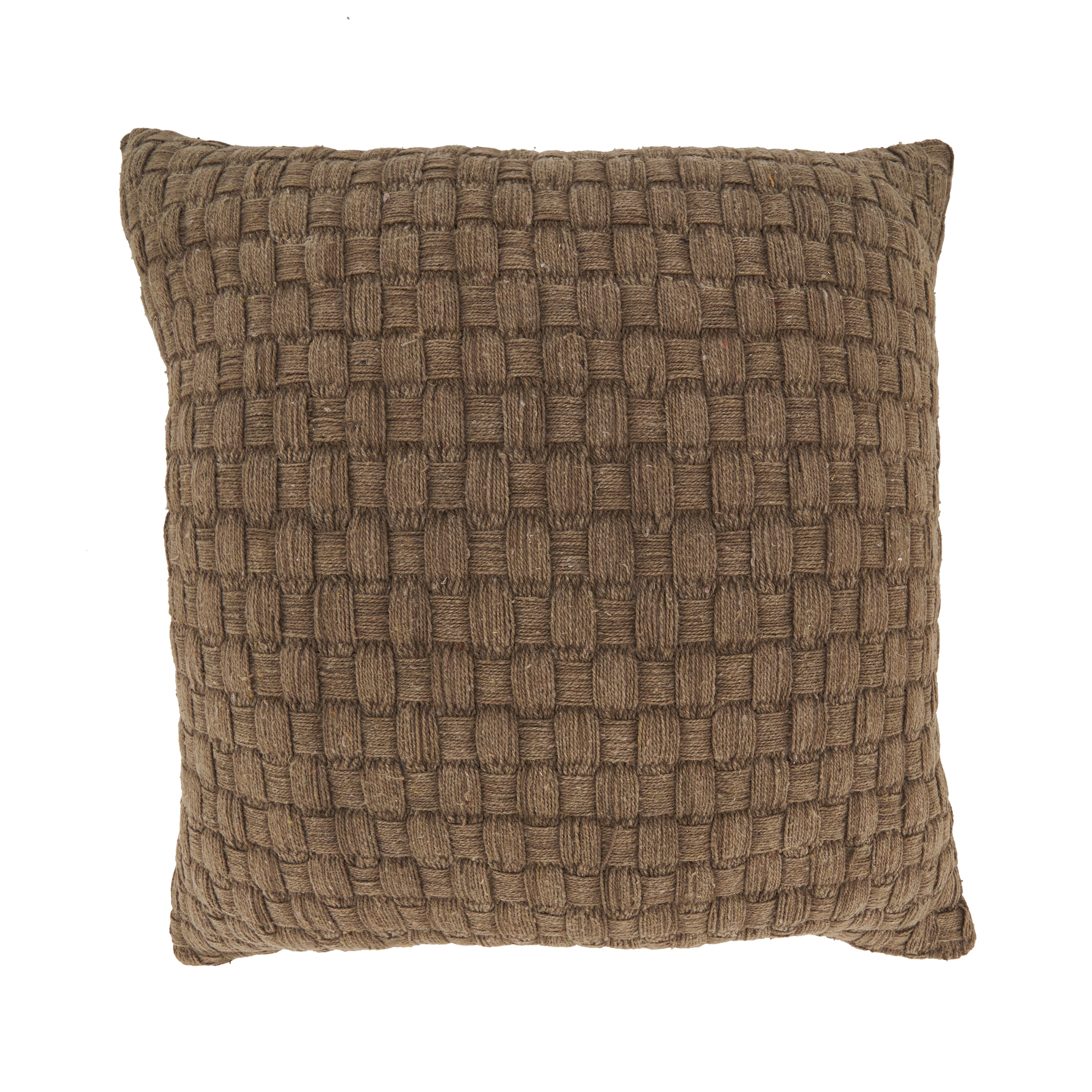 Textured Waffle Weave Poly Filled Pillow
